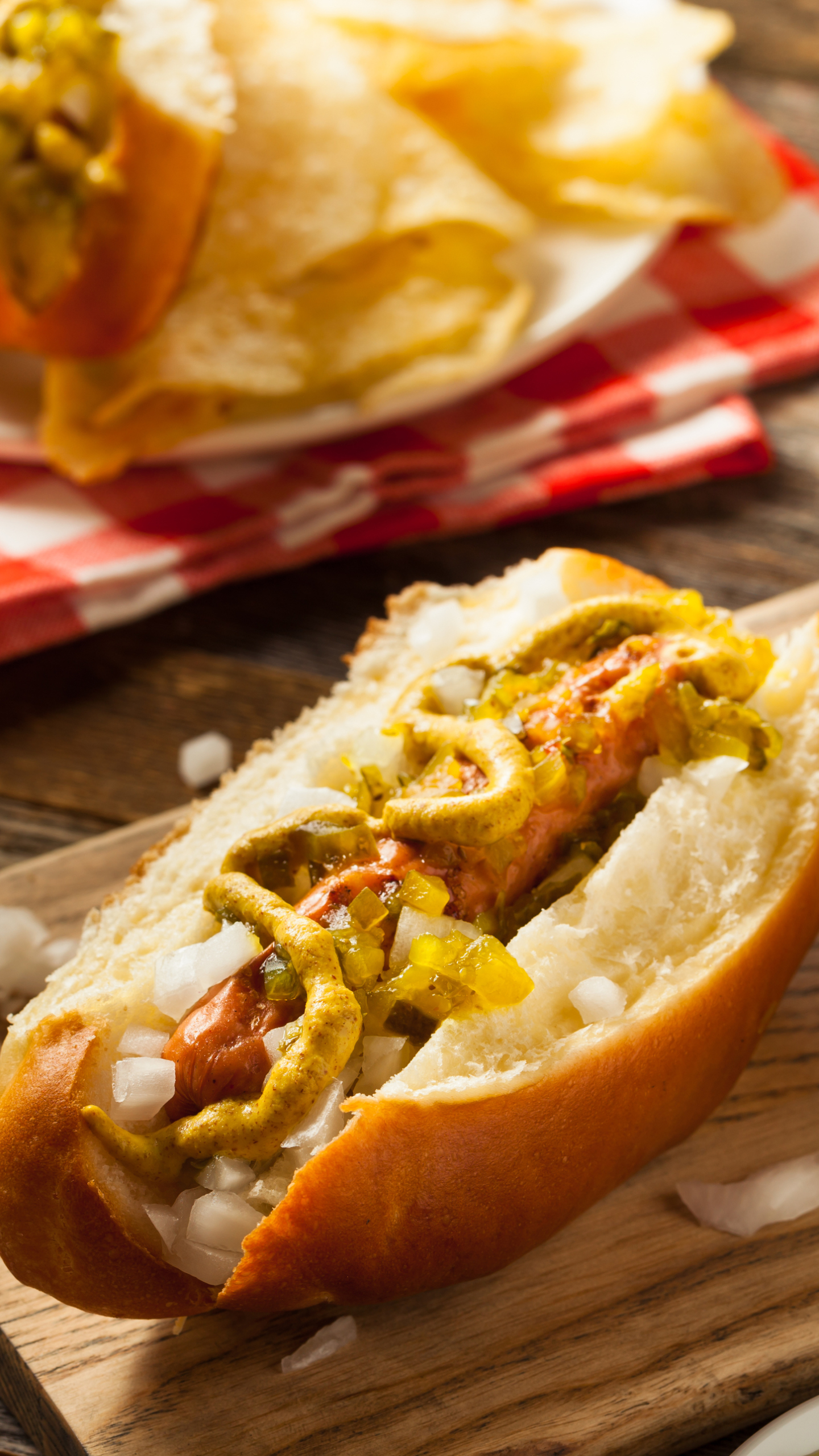 Handy-Wallpaper Essen, Nahrungsmittel, Speisen, Hotdog kostenlos herunterladen.