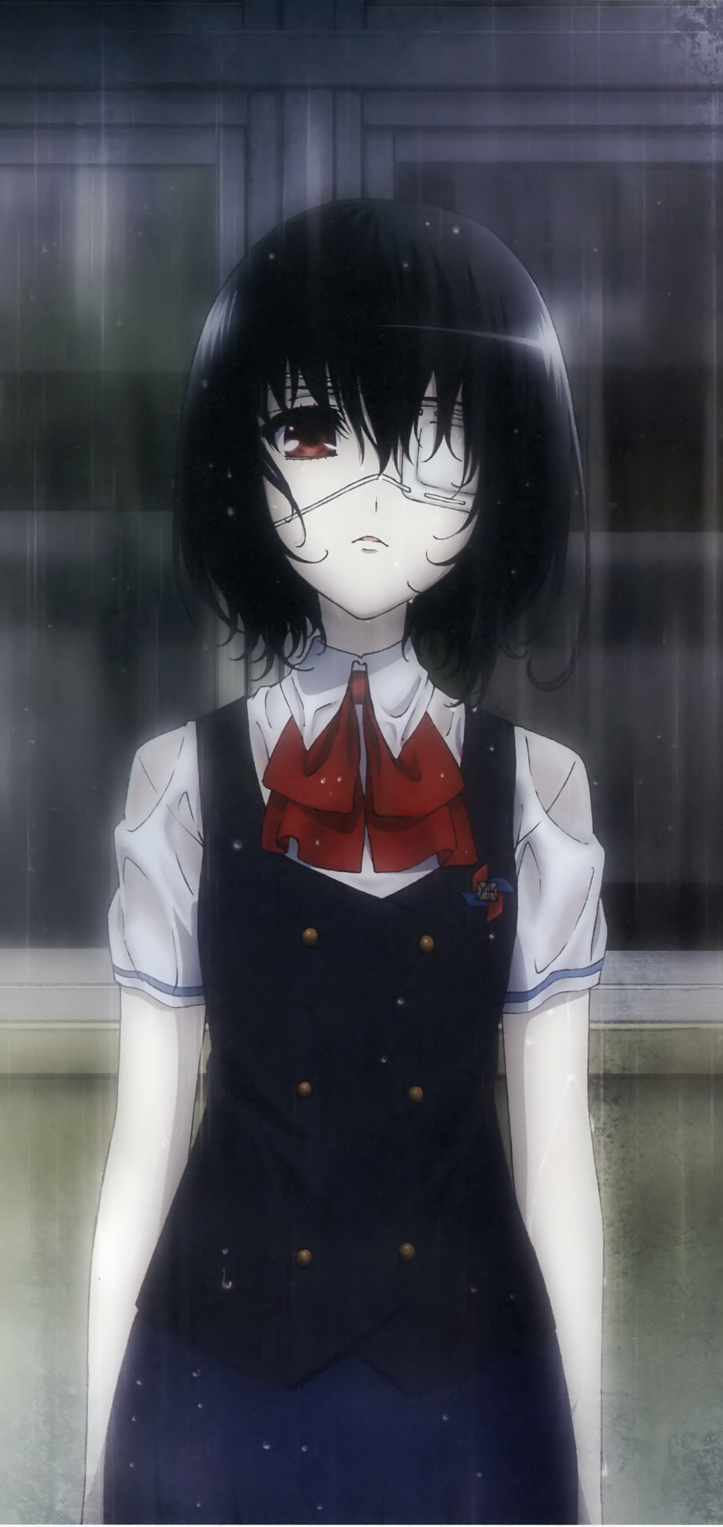 Handy-Wallpaper Regen, Andere, Animes, Ein Anderer (Anime), Mei Misaki kostenlos herunterladen.
