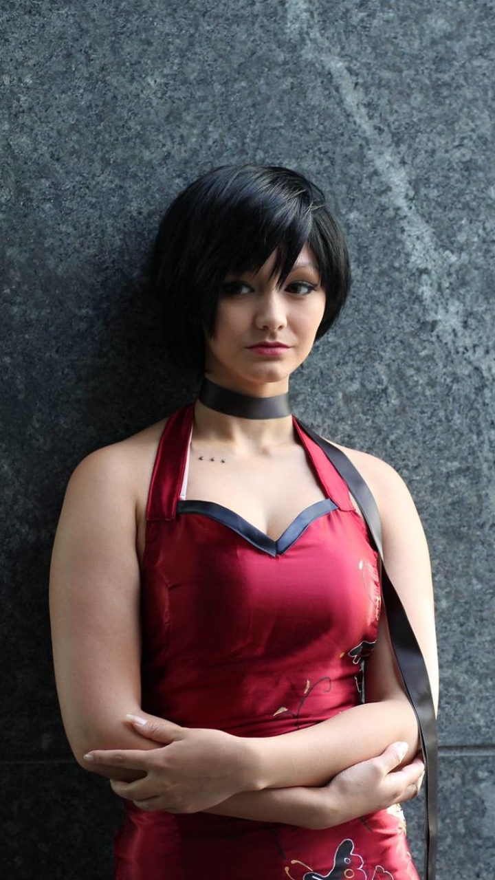 Download mobile wallpaper Resident Evil, Brunette, Women, Cosplay, Ada Wong for free.
