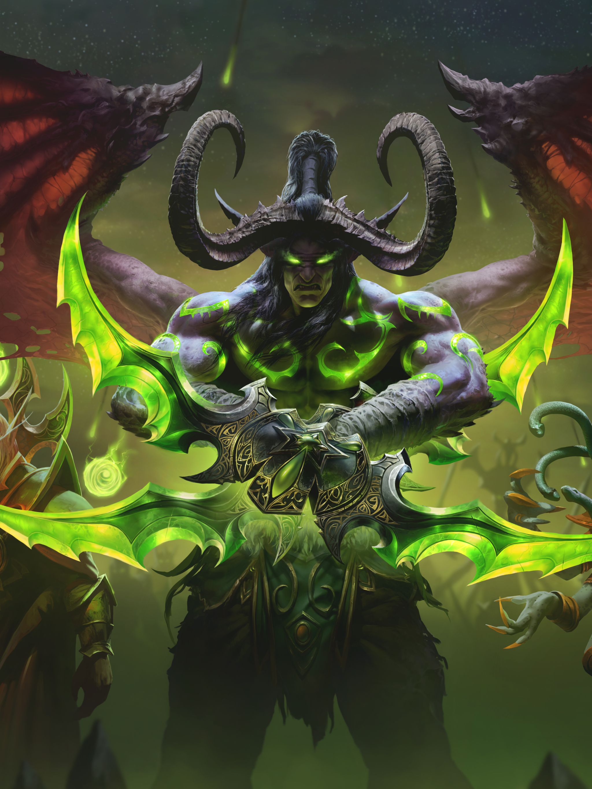Descarga gratuita de fondo de pantalla para móvil de Warcraft, Videojuego, World Of Warcraft, Illidan Tempestira.