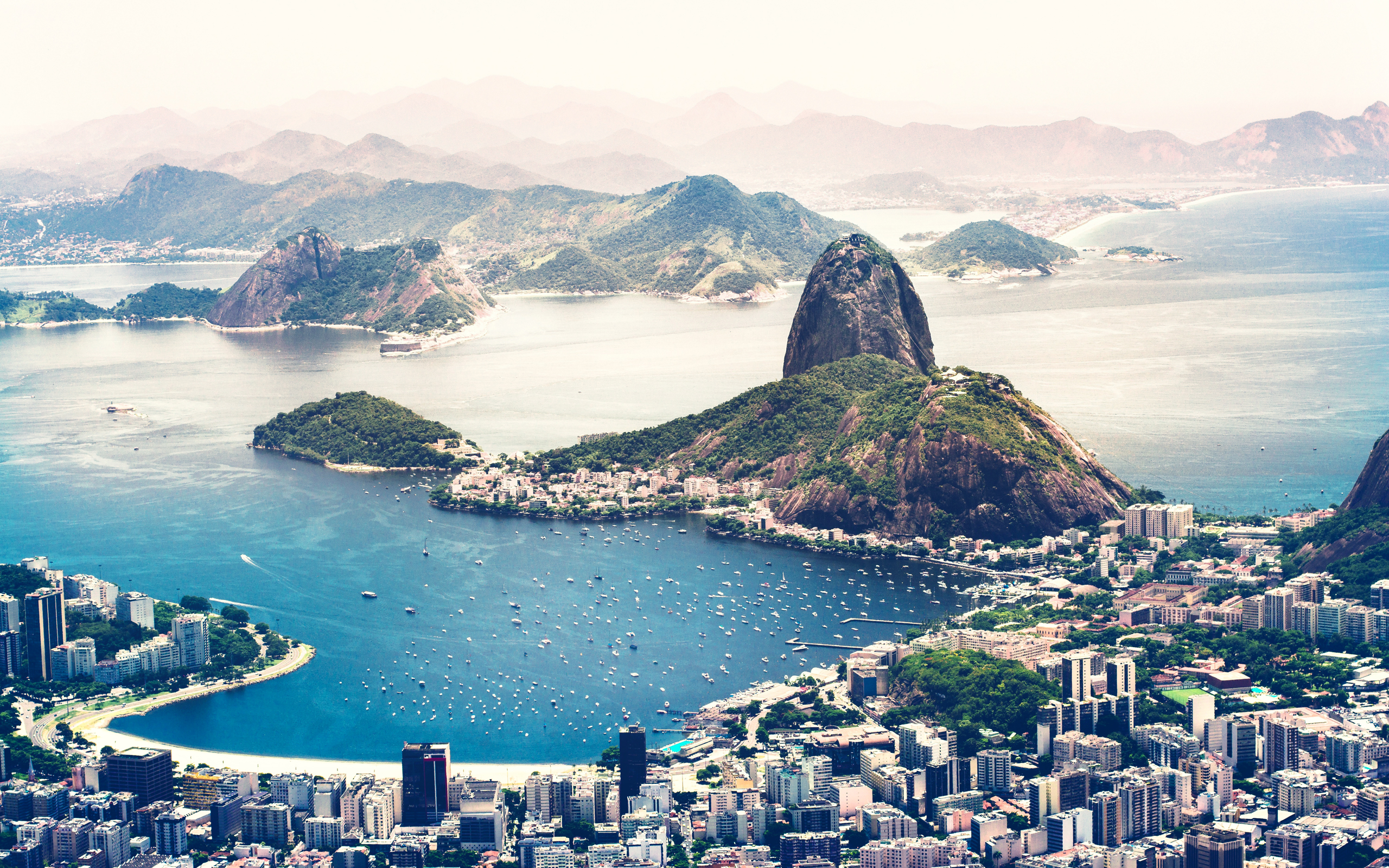 Скачать картинку Озеро, Городской Пейзаж, Рио Де Жанейро, Бразилия, Сделано Человеком в телефон бесплатно.