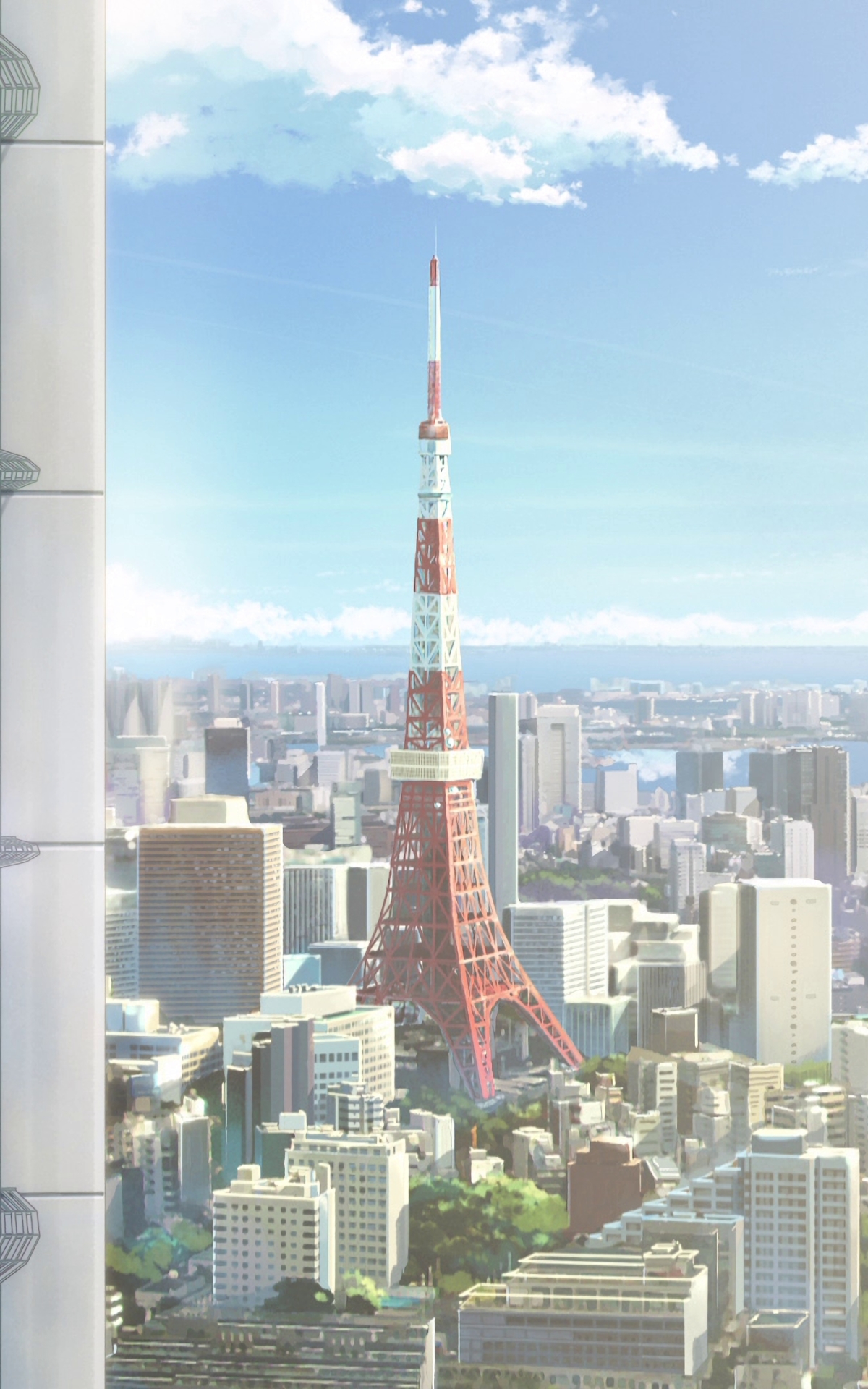 Download mobile wallpaper Anime, City, Tokyo, Tokyo Tower, Your Name, Kimi No Na Wa for free.
