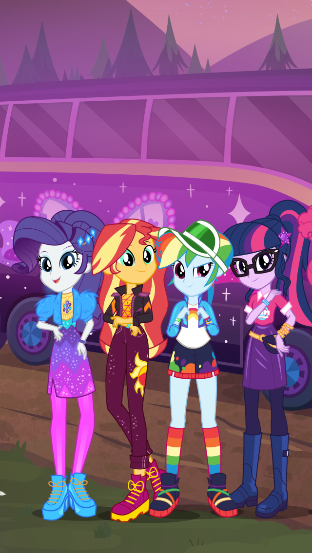 Mobile HD Wallpaper My Little Pony: Equestria Girls Sunset's Backstage Pass 