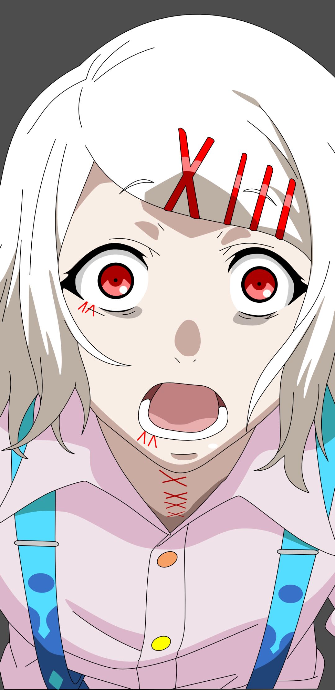 Handy-Wallpaper Rote Augen, Animes, Weißes Haar, Tokyo Ghoul, Juuzou Suzuya kostenlos herunterladen.