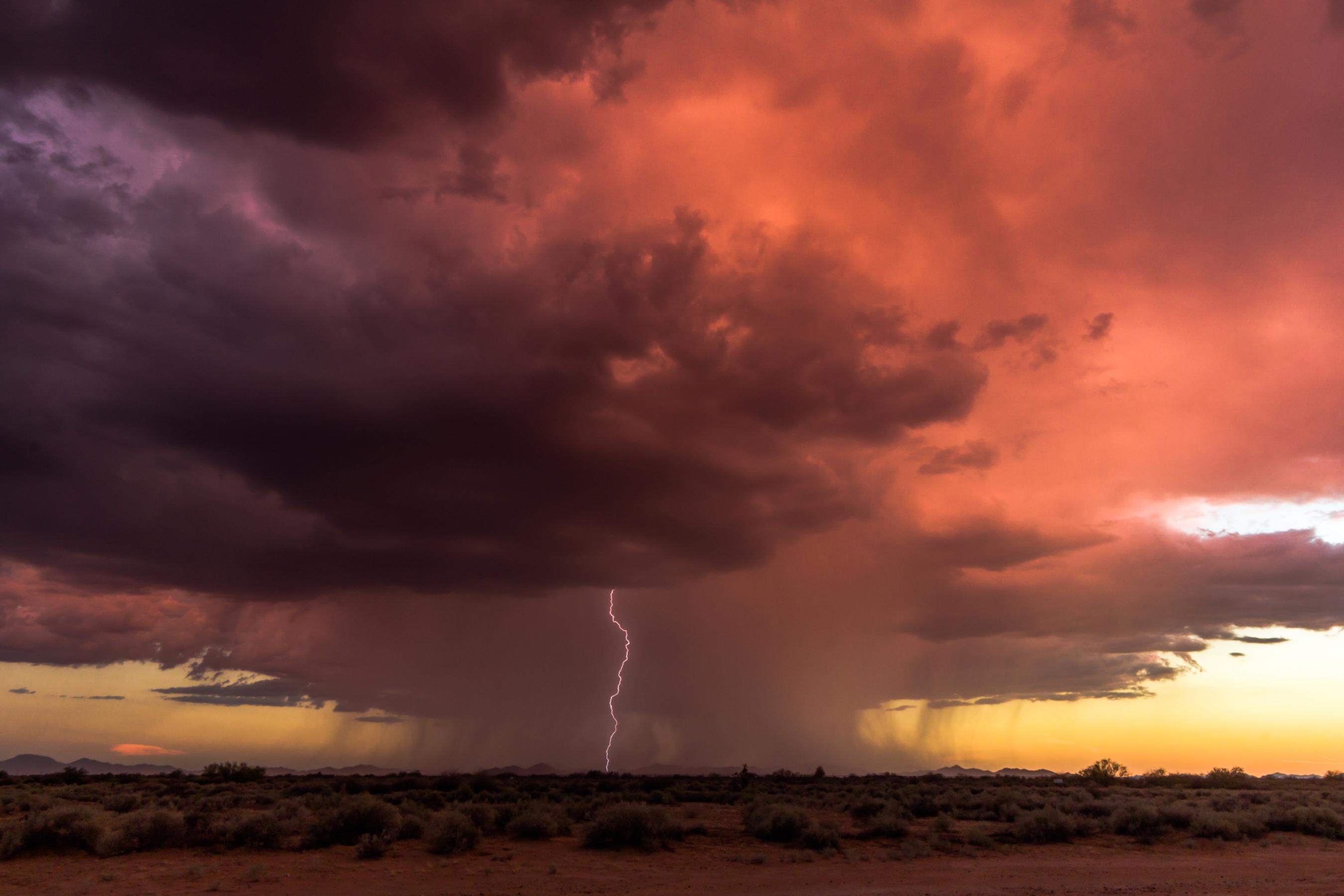 Free download wallpaper Nature, Lightning, Cloud, Photography on your PC desktop