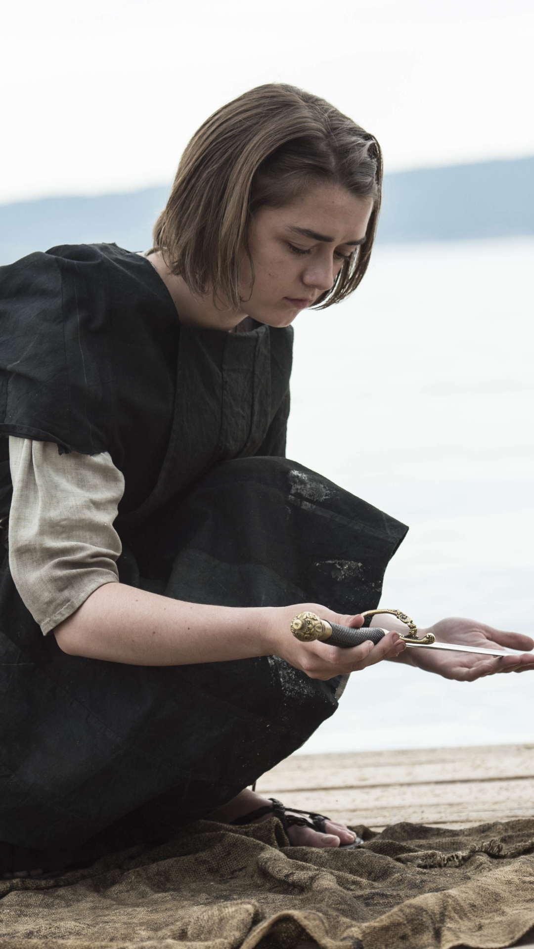 Handy-Wallpaper Fernsehserien, Game Of Thrones: Das Lied Von Eis Und Feuer, Maisie Williams, Arya Stark kostenlos herunterladen.