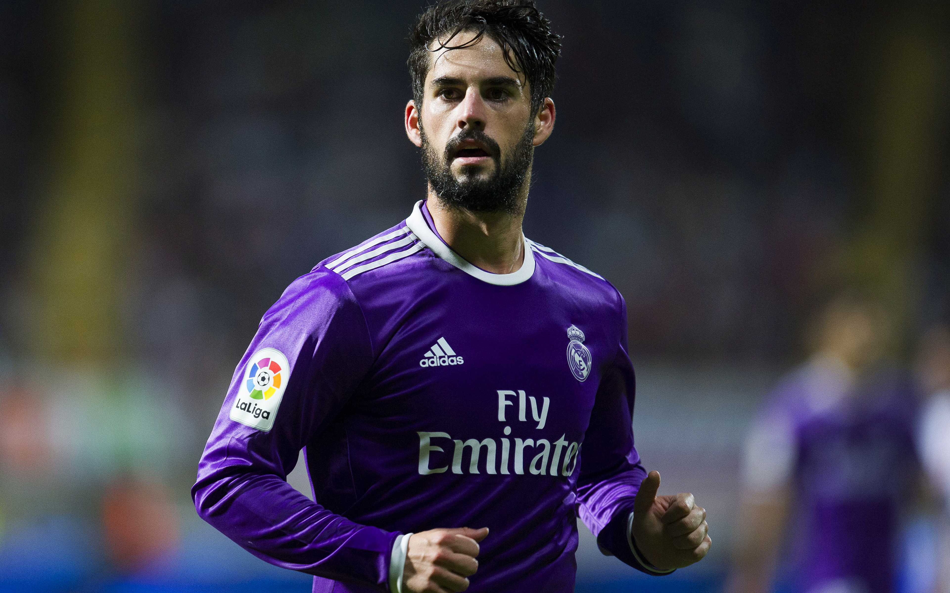 Download mobile wallpaper Sports, Soccer, Spanish, Real Madrid C F, Isco for free.