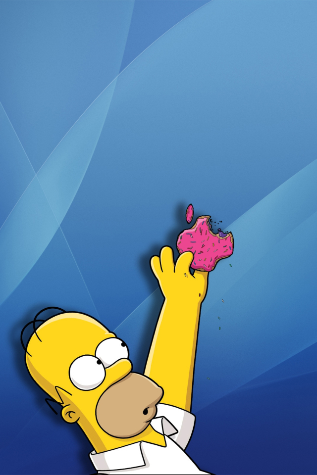 Download mobile wallpaper Homer Simpson, Tv Show, Apple Inc, The Simpsons for free.