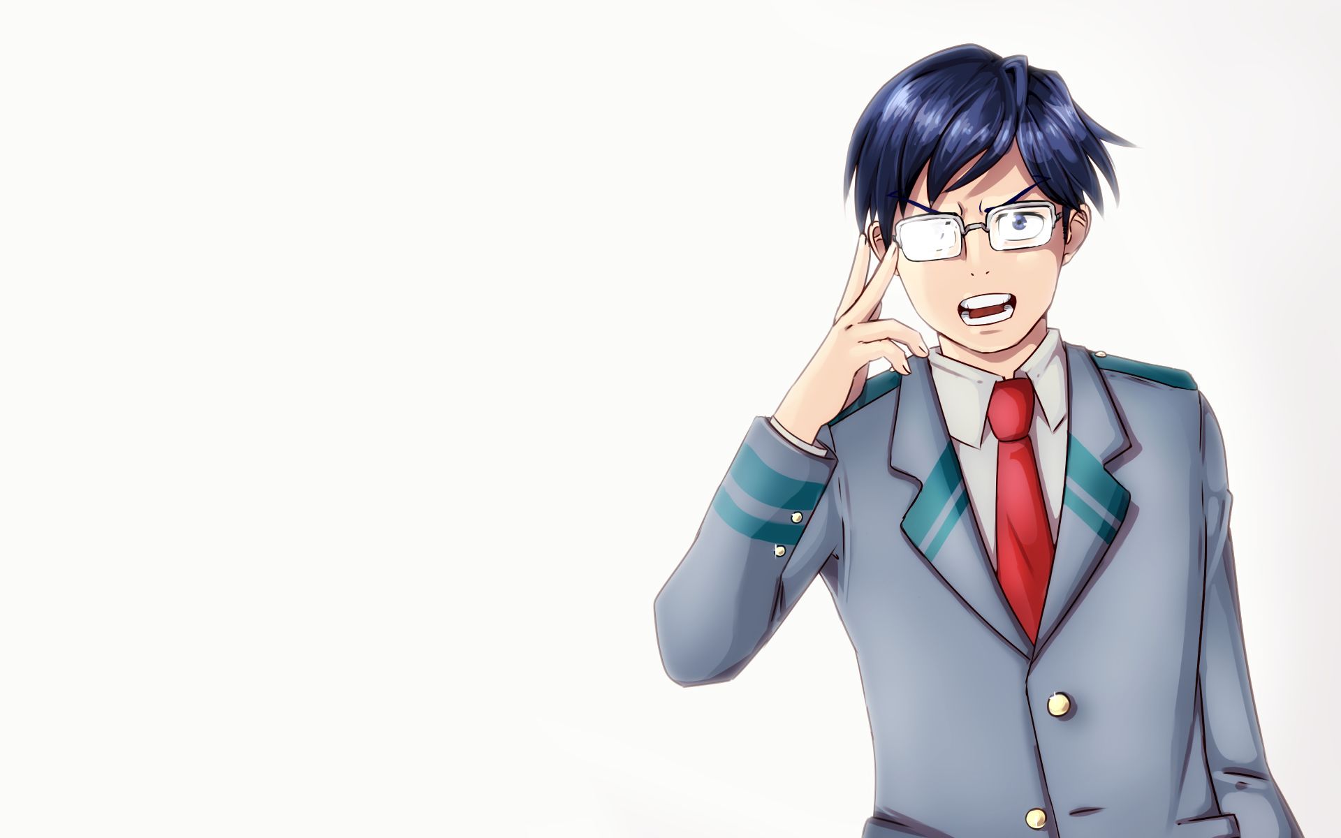 Handy-Wallpaper Animes, Boku No Hero Academia, Tenja Iida kostenlos herunterladen.