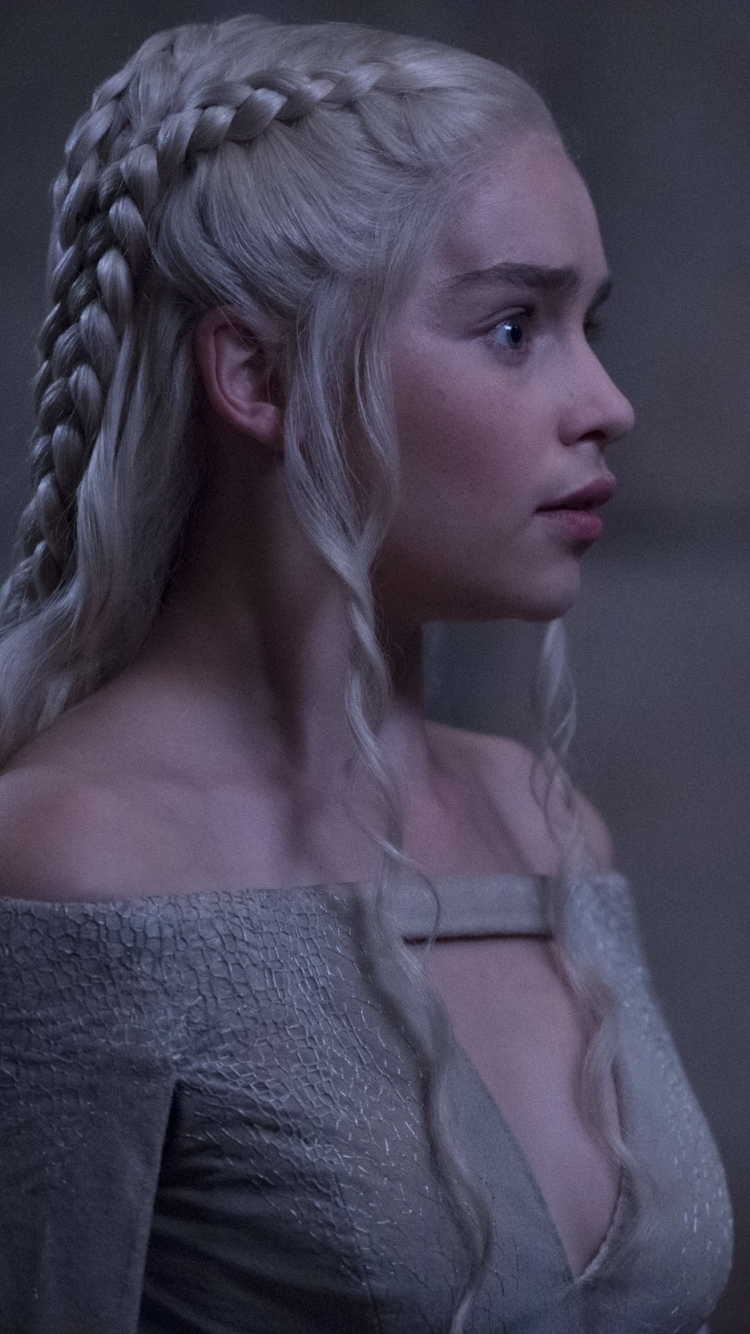 Download mobile wallpaper Game Of Thrones, Tv Show, Daenerys Targaryen, Emilia Clarke for free.