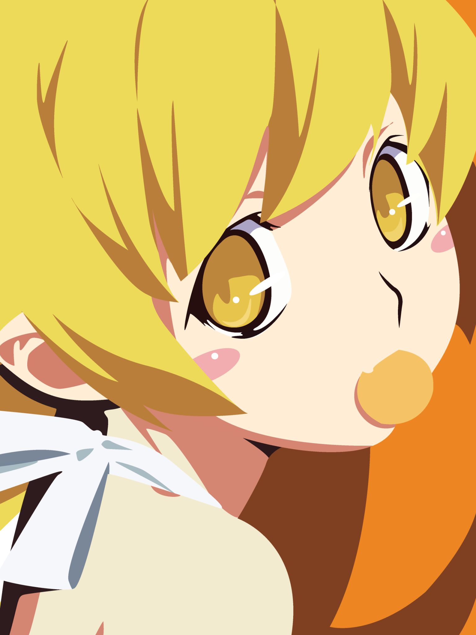 Handy-Wallpaper Animes, Monogatari (Serie), Shinobu Oshino kostenlos herunterladen.