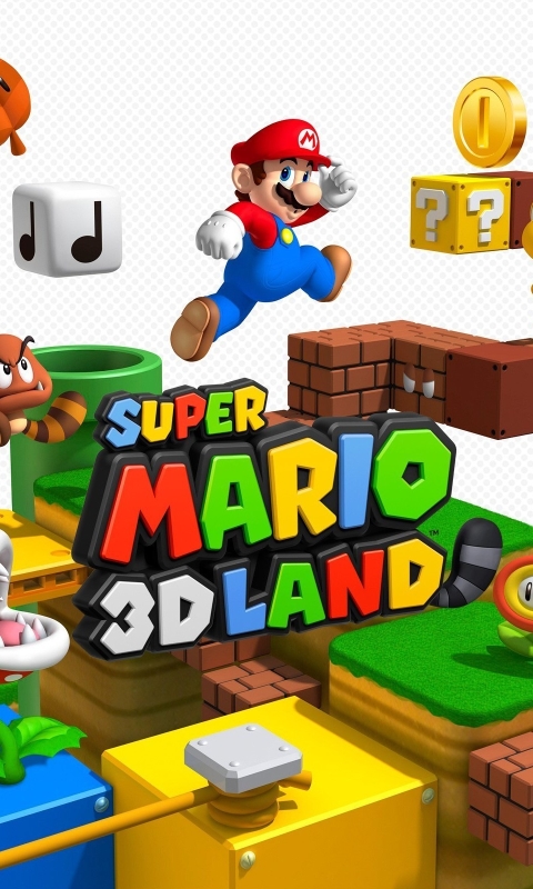 Скачать картинку 3D, Видеоигры, Марио, Нинтендо, Земля Супер Марио 3D в телефон бесплатно.
