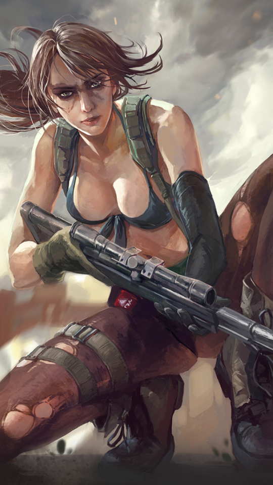 Download mobile wallpaper Video Game, Metal Gear Solid, Metal Gear Solid V: The Phantom Pain, Quiet (Metal Gear Solid) for free.