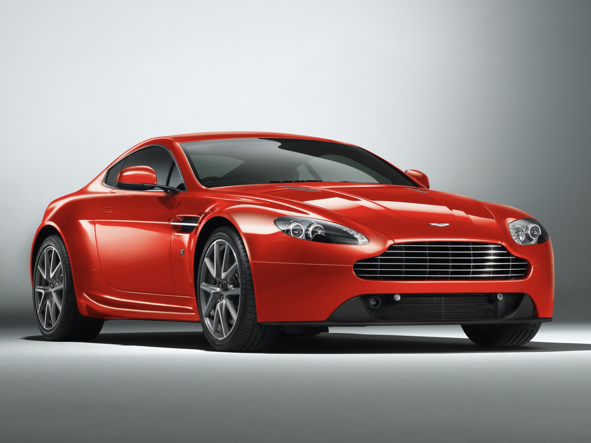 auto, aston martin, cars, red, front view, style, v8, vantage, 2012