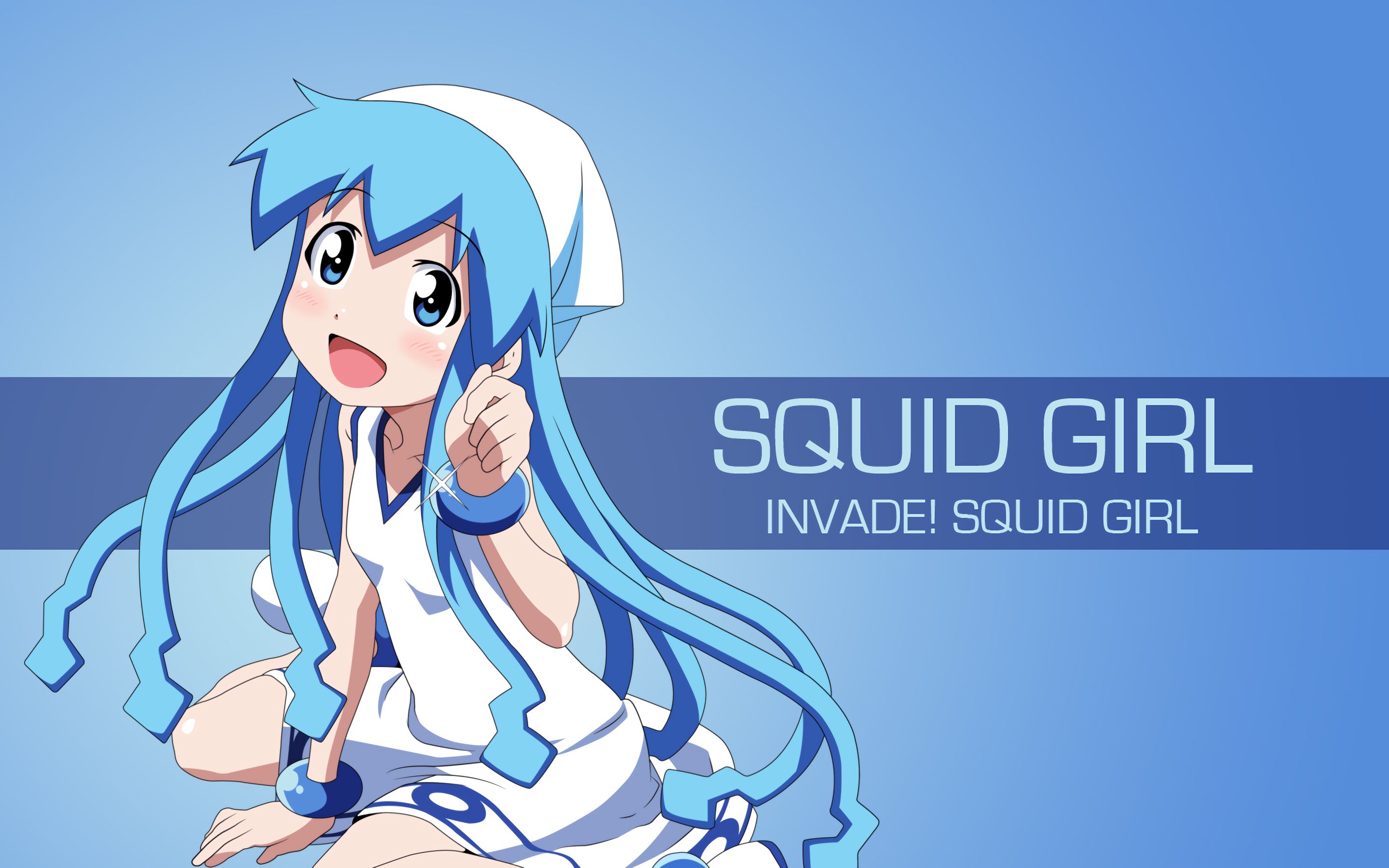 anime, squid girl