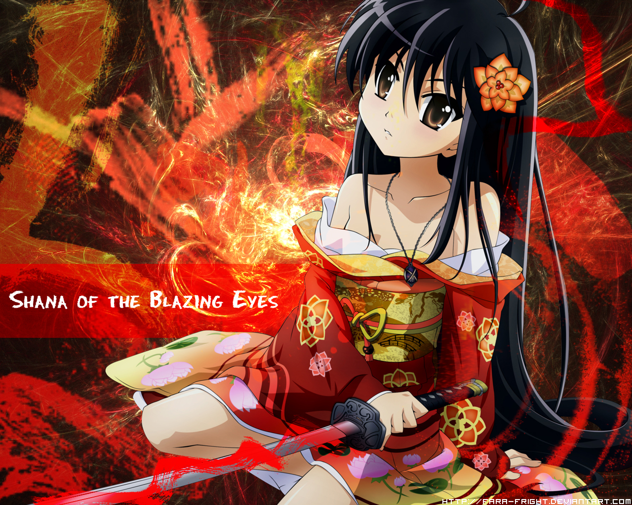 Handy-Wallpaper Animes, Shakugan No Shana kostenlos herunterladen.