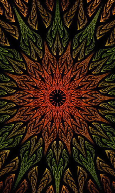 Download mobile wallpaper Abstract, Fractal, Colors, Symmetry for free.