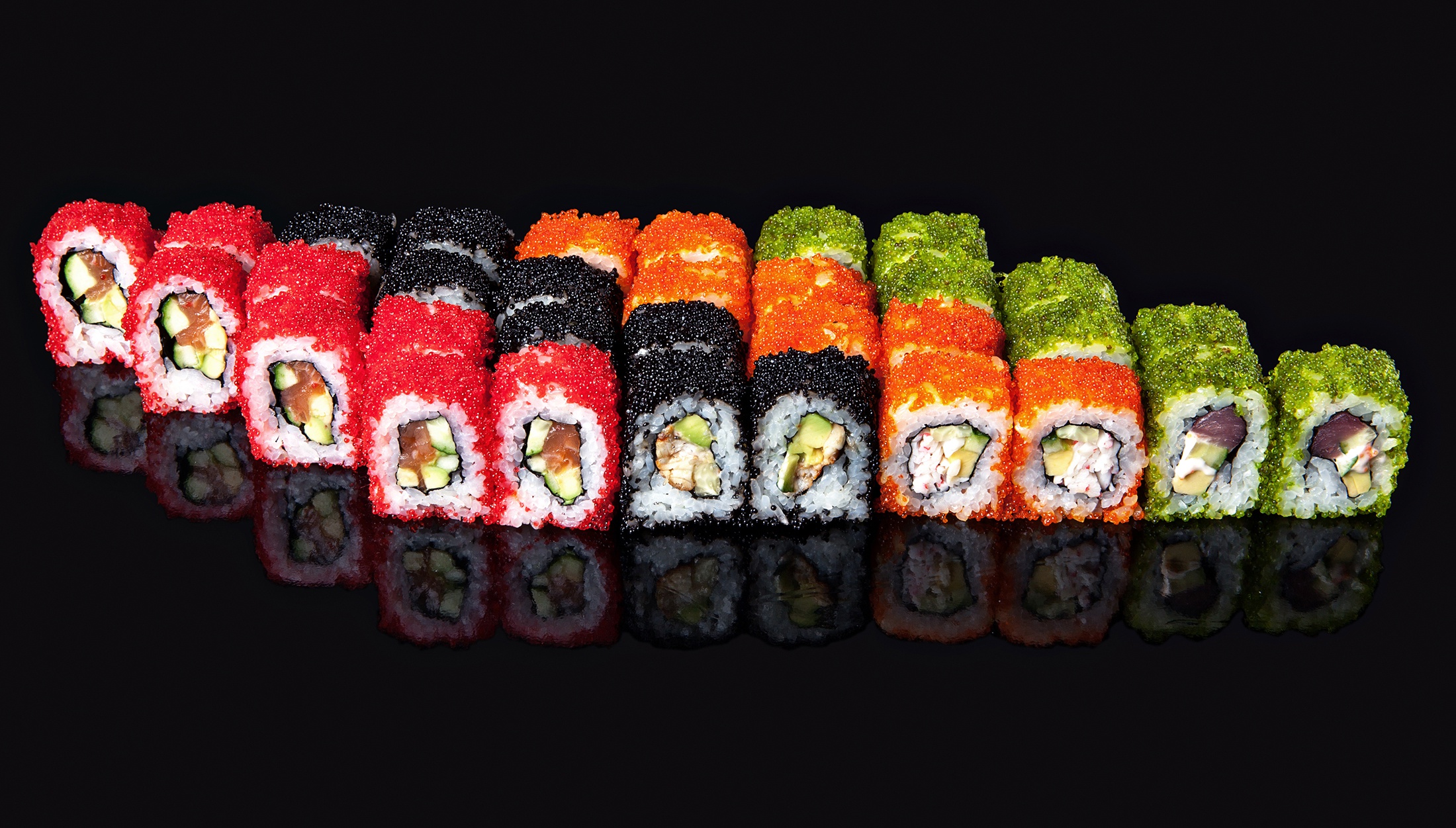 Téléchargez gratuitement l'image Nourriture, Sushi, Poisson, Fruit De Mer sur le bureau de votre PC