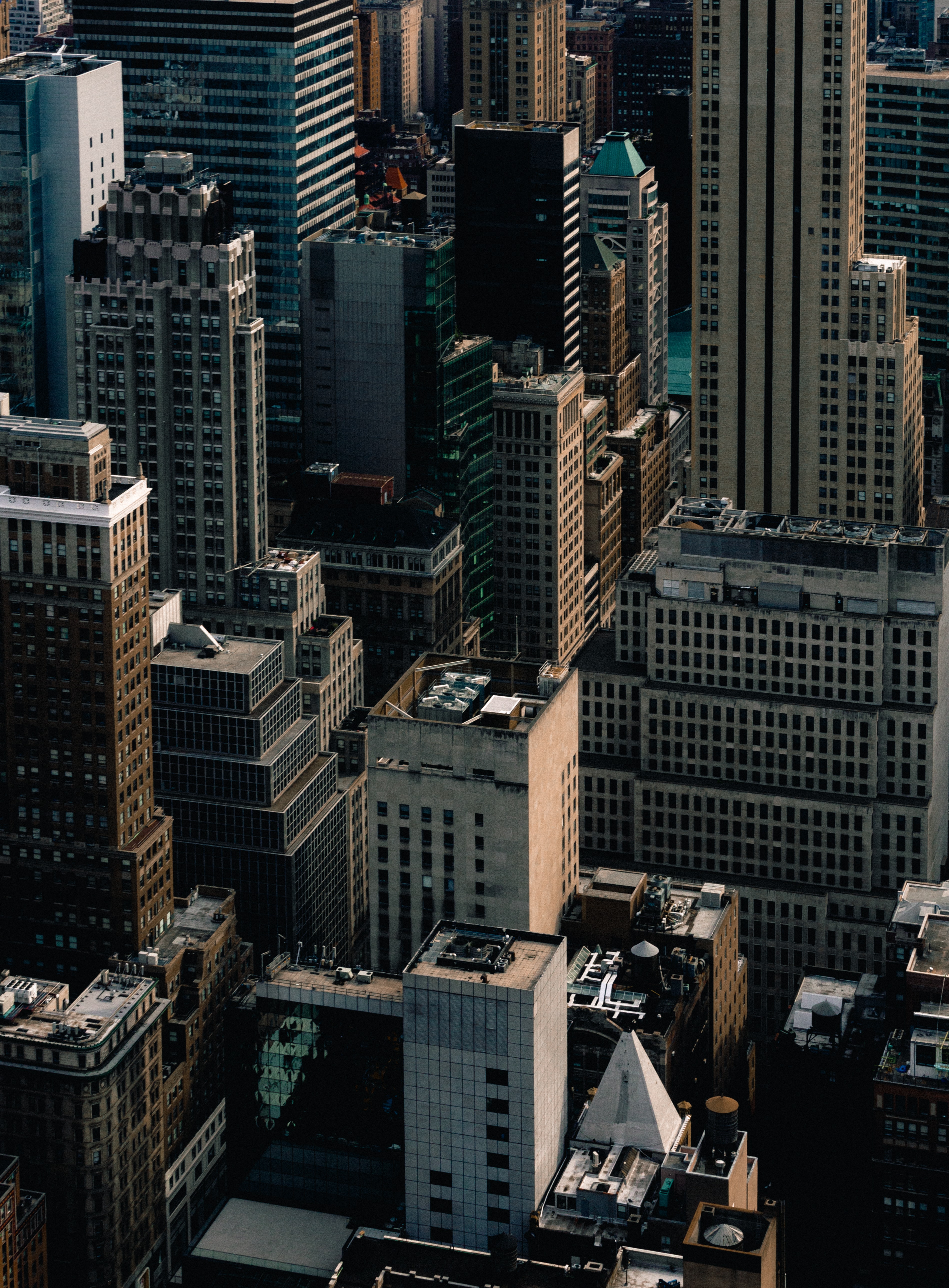 Скачать картинку Мегаполис, Город, Здания, Вид Сверху, Города, Нью Йорк, Архитектура в телефон бесплатно.