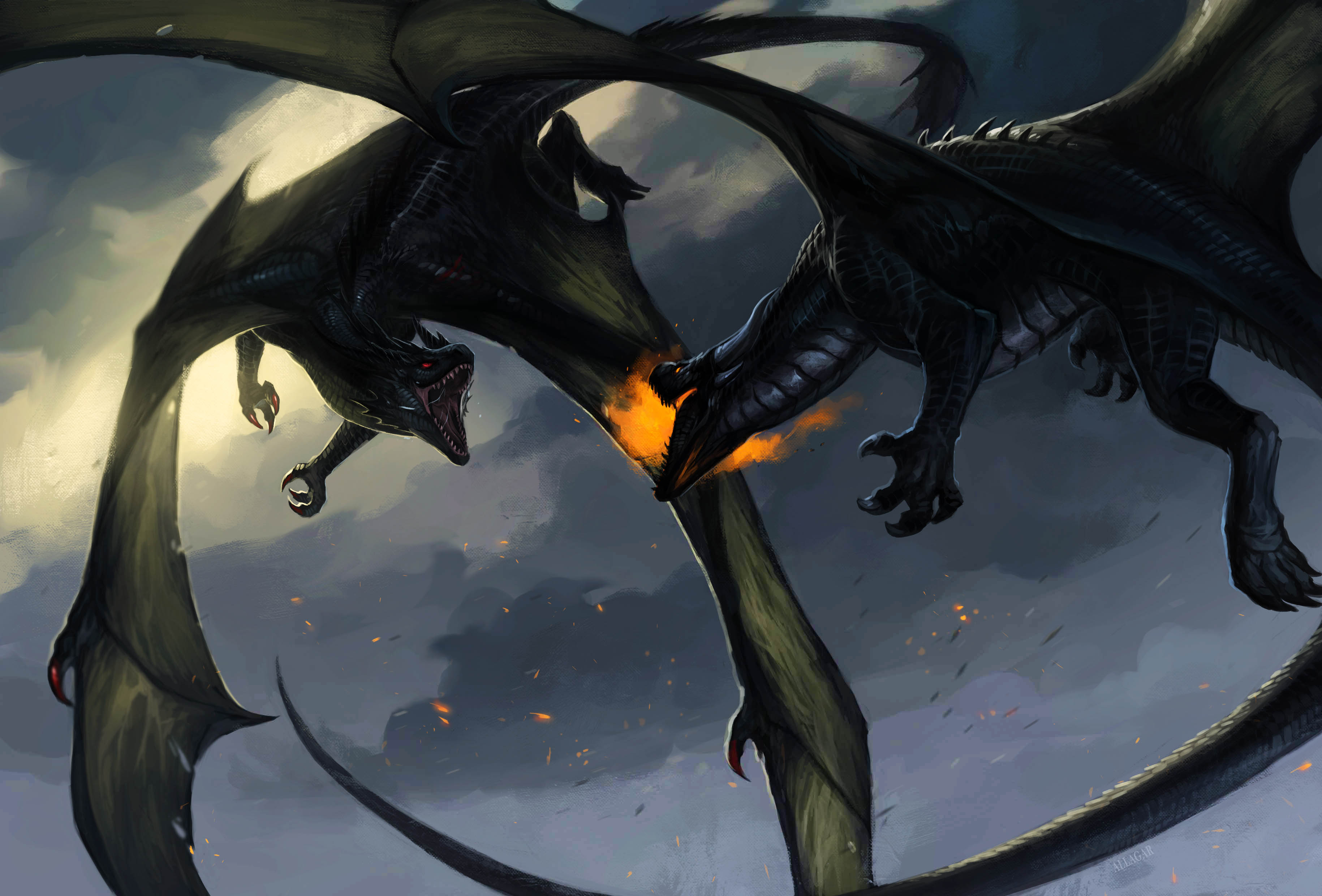 Dragon fight