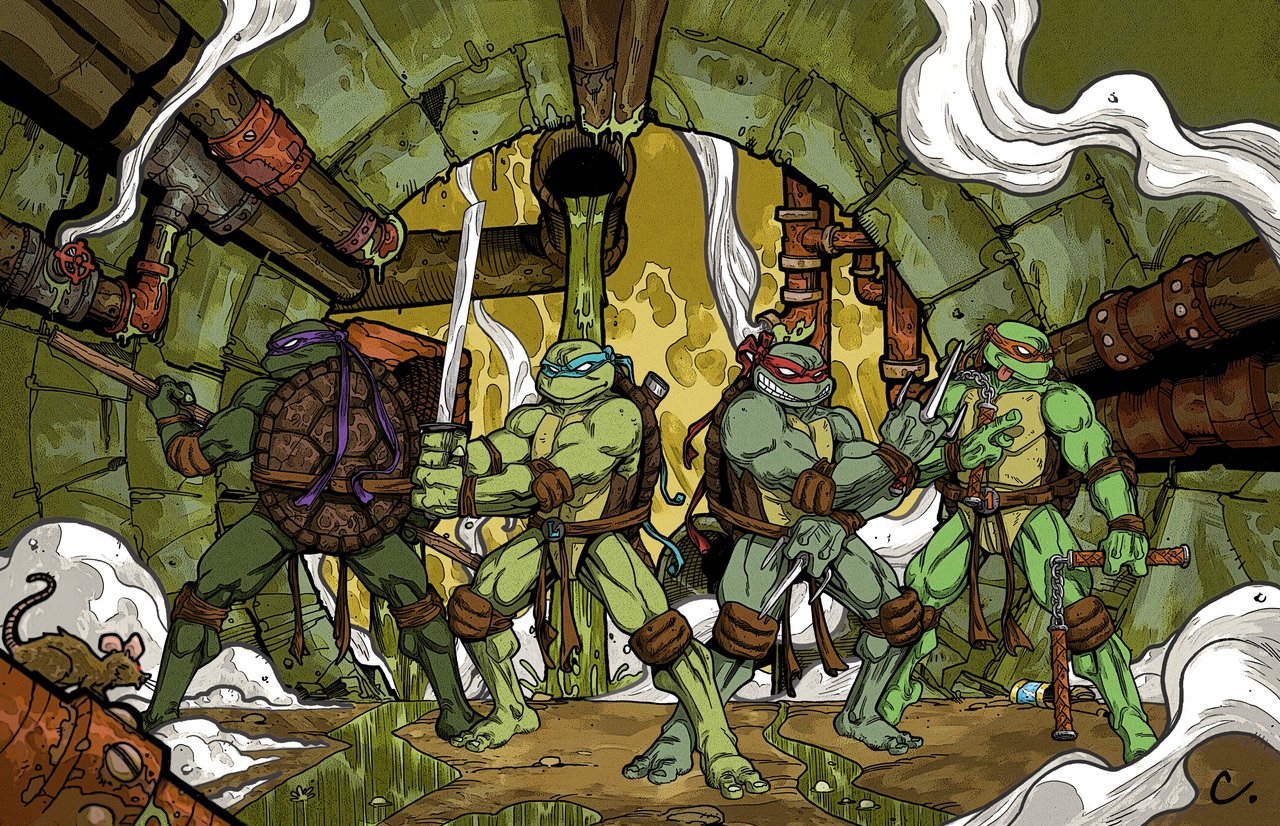 1453608 Bild herunterladen comics, teenage mutant hero turtles, donatello (tmnt), leonardo (tmnt), michelangelo (tmnt), raffael (tmnt), teenage mutant ninja turtles - Hintergrundbilder und Bildschirmschoner kostenlos