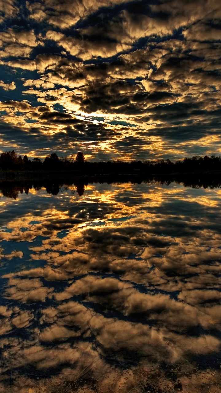 Download mobile wallpaper Reflection, Earth for free.