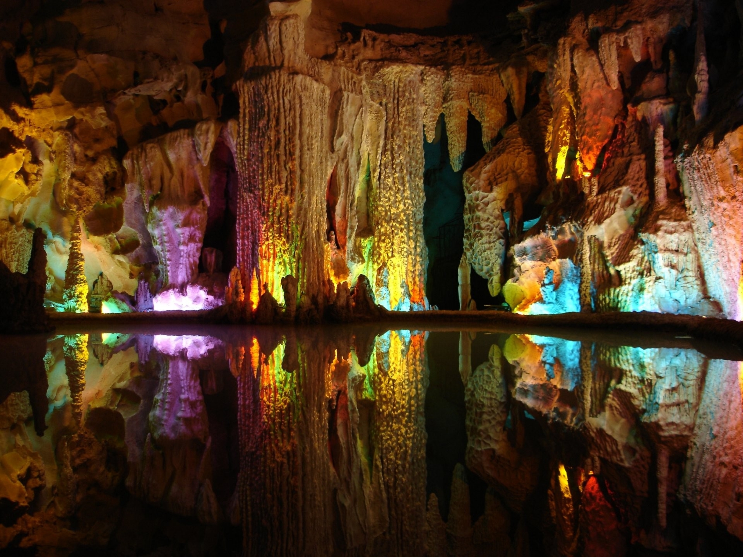 Téléchargez gratuitement l'image Grotte, Terre/nature, Grotte D'ali Sadr, Grottes sur le bureau de votre PC