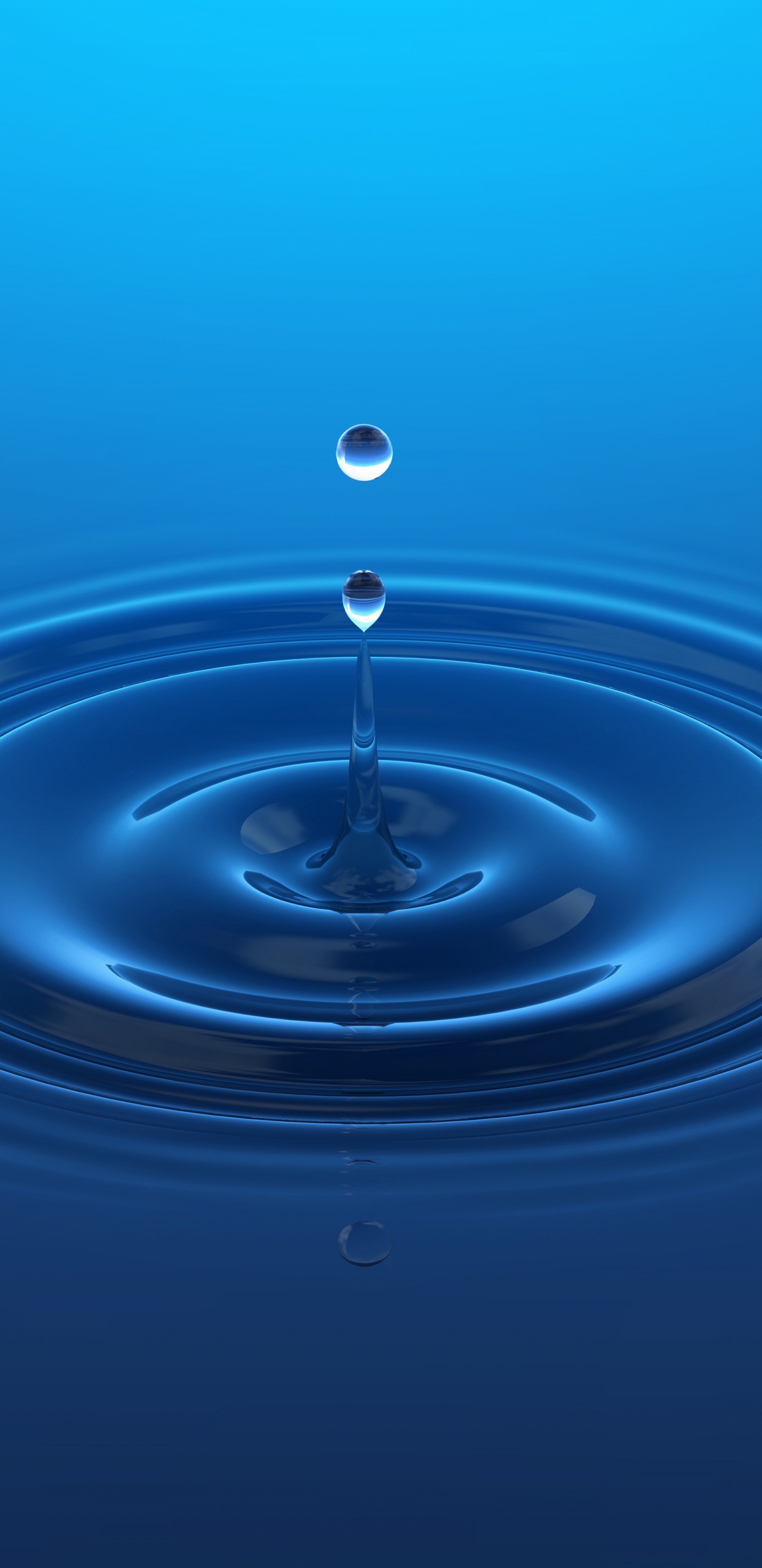 Download mobile wallpaper Earth, Water Drop for free.