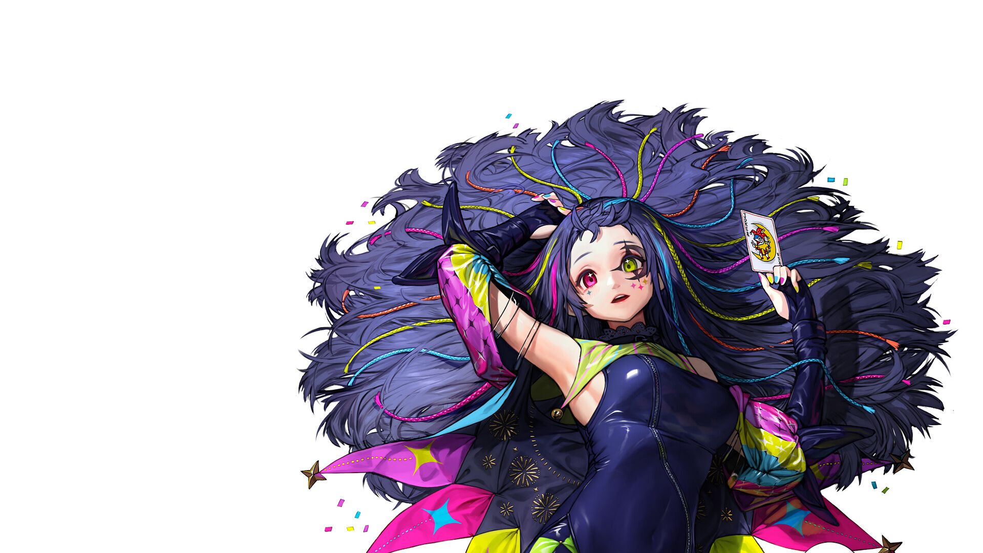 Download mobile wallpaper Anime, Girl, Heterochromia for free.