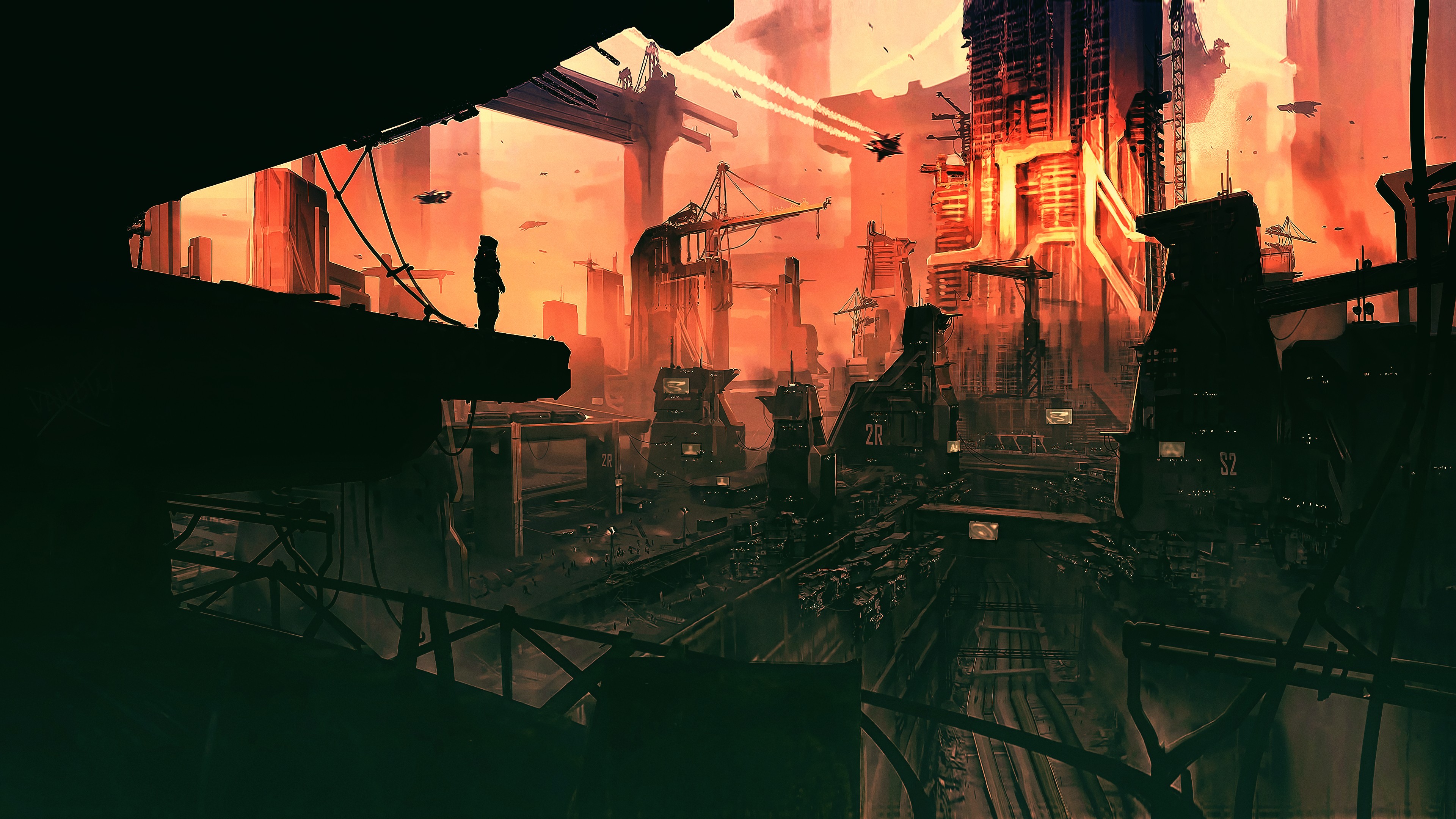 Free download wallpaper Futuristic City, City, Sci Fi on your PC desktop
