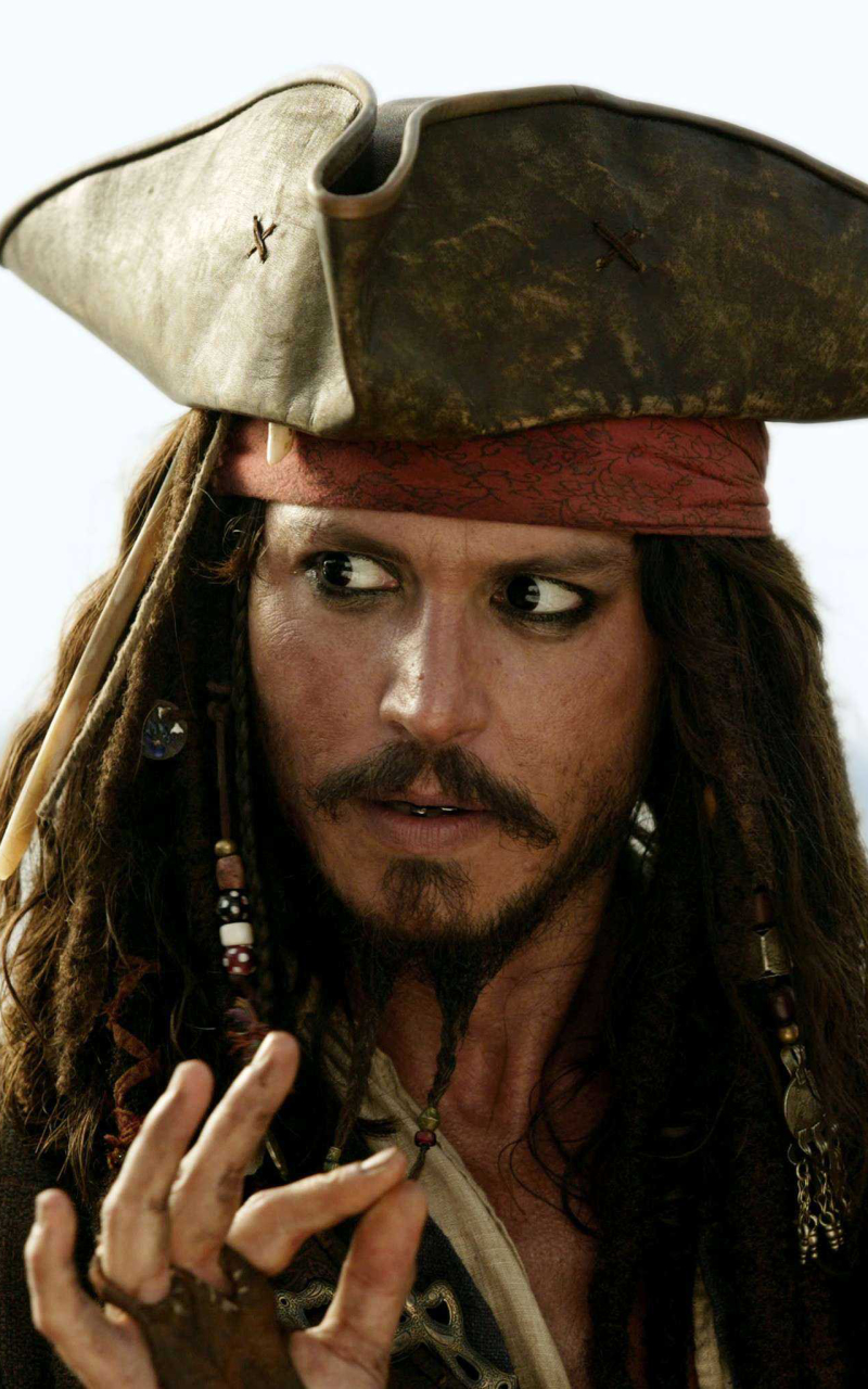 Descarga gratuita de fondo de pantalla para móvil de Piratas Del Caribe, Johnny Depp, Gorrión, Pirata, Películas, Piratas Del Caribe: El Cofre Del Hombre Muerto.