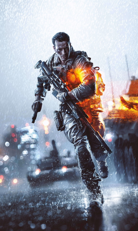Download mobile wallpaper Battlefield, Military, Tank, Video Game, Battlefield 4 for free.