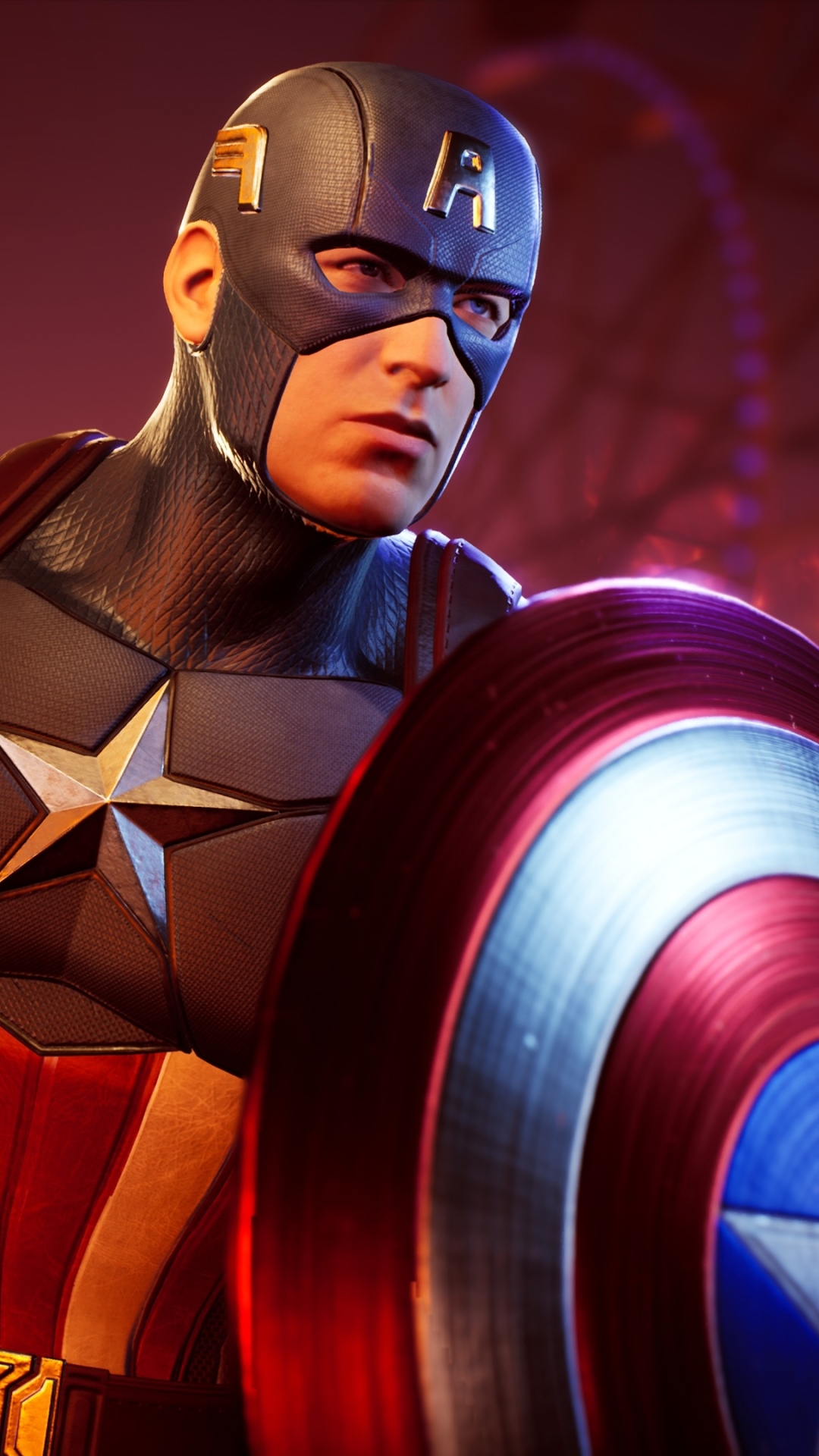 Download mobile wallpaper Captain America, Video Game, Marvel's Midnight Suns for free.