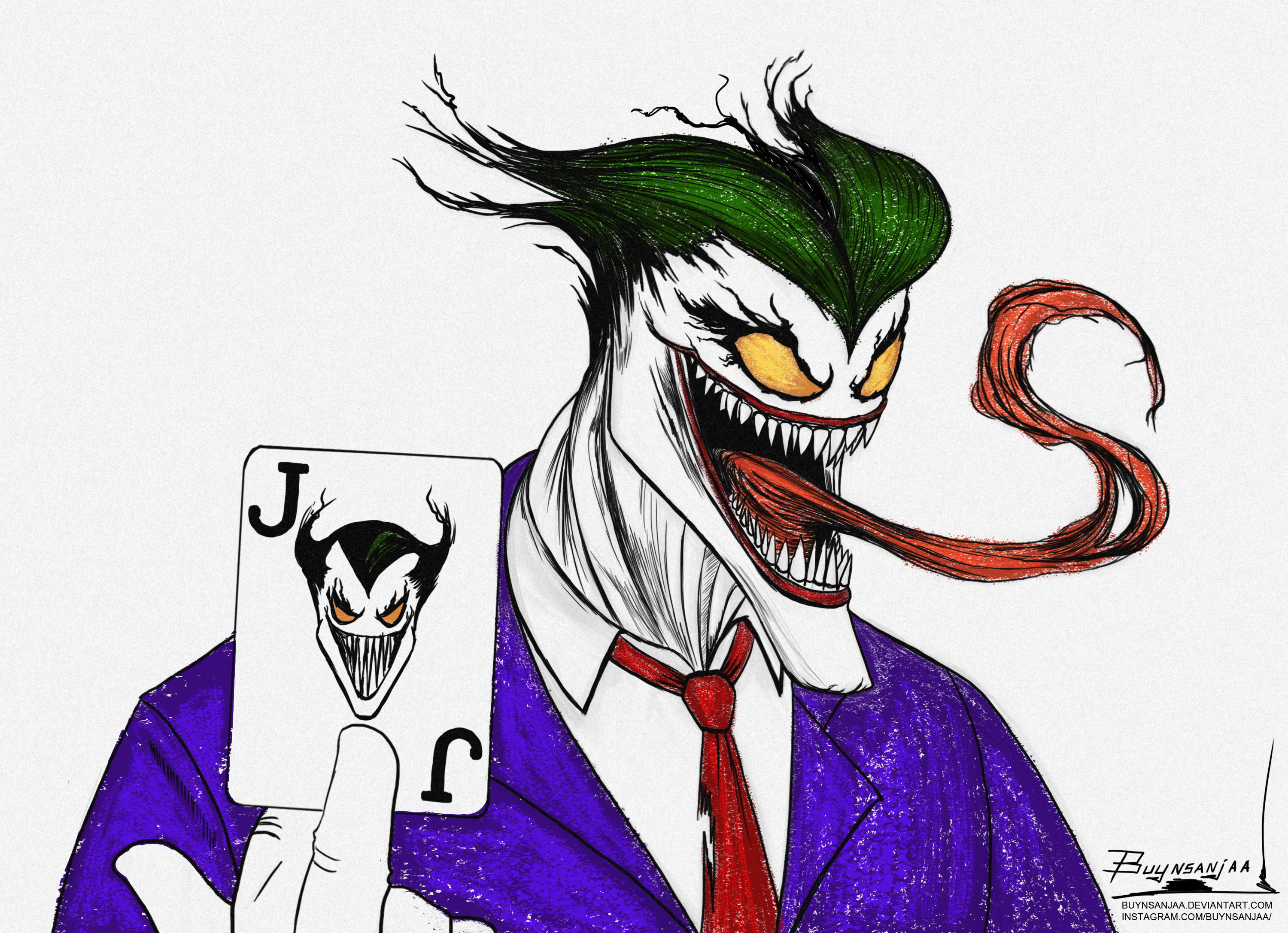 Free download wallpaper Joker, Crossover, Venom, Comics, Concept Art on your PC desktop