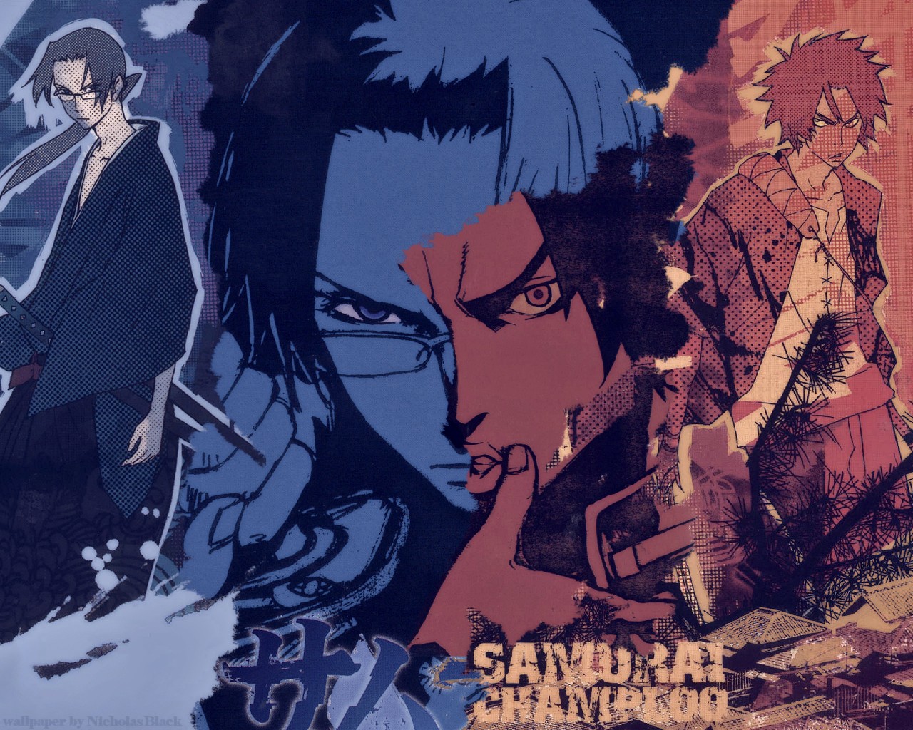 1450644 Hintergrundbild herunterladen animes, samurai champloo - Bildschirmschoner und Bilder kostenlos