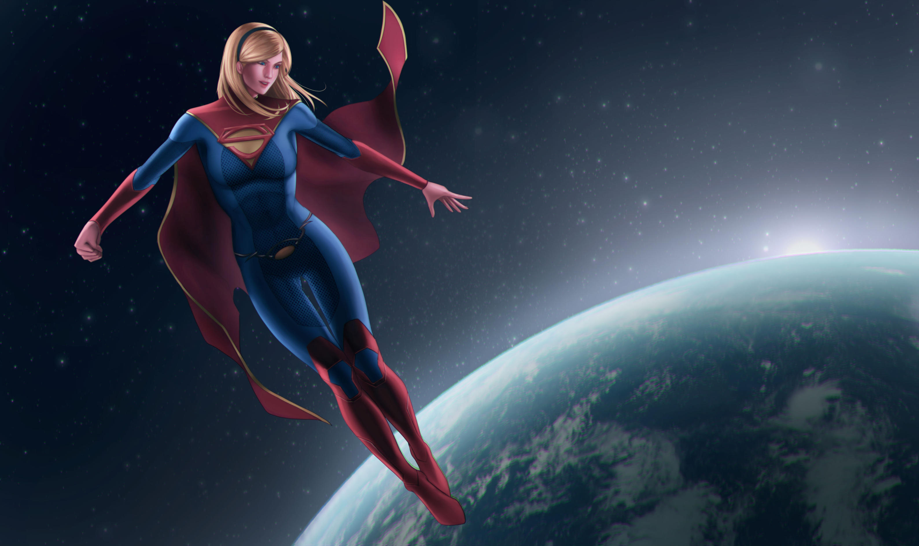 Скачати мобільні шпалери Супермен, Комікси, Комікси Dc, Супердівчина безкоштовно.
