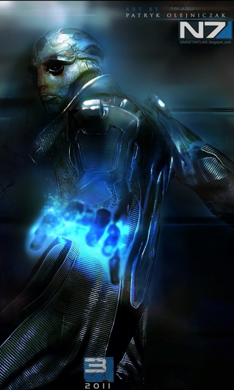 Handy-Wallpaper Mass Effect, Computerspiele, Mass Effect 3, Than Krios kostenlos herunterladen.