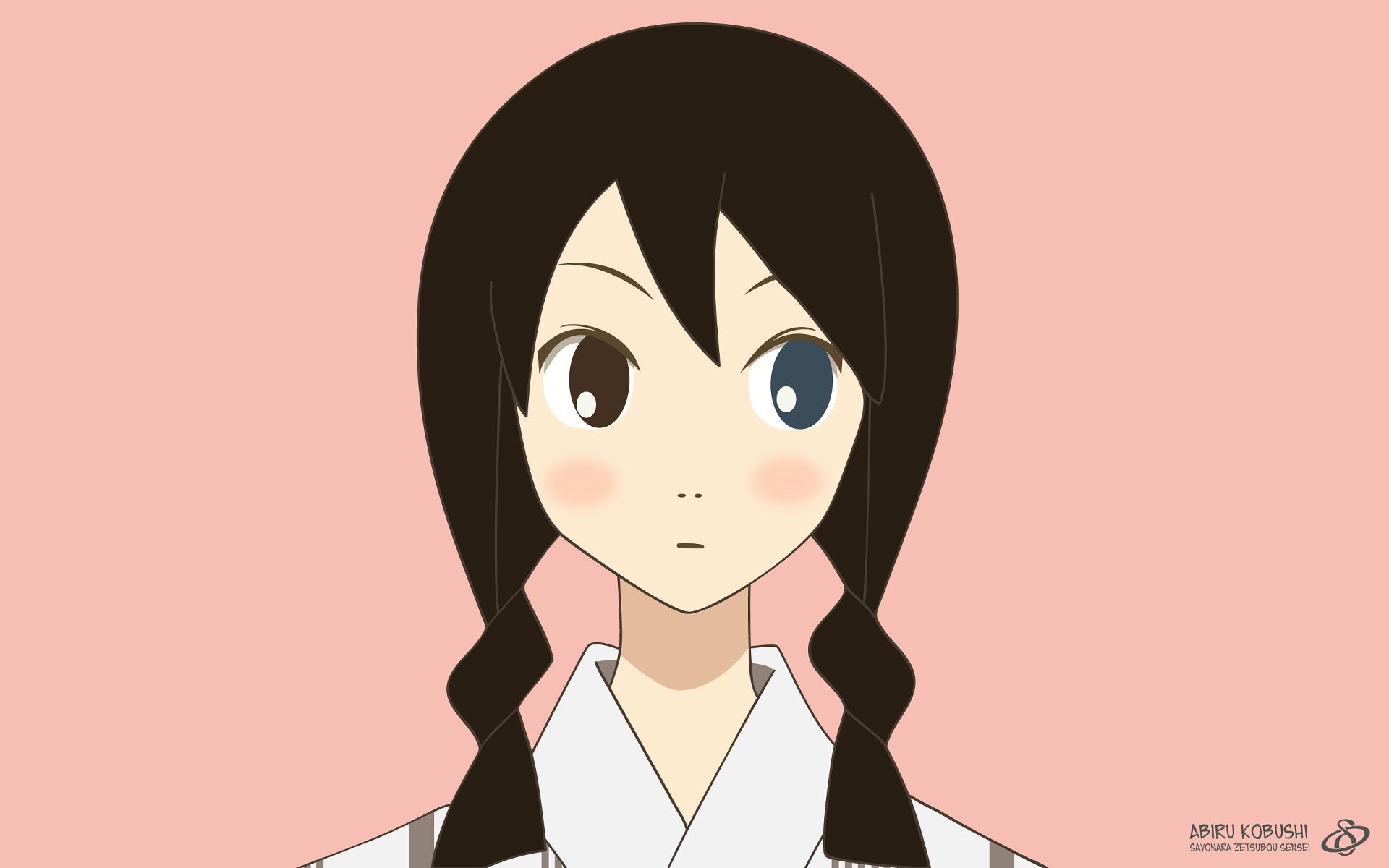Laden Sie das Animes, Sayonara Zetsubō Sensei, Abiru Kobushi-Bild kostenlos auf Ihren PC-Desktop herunter