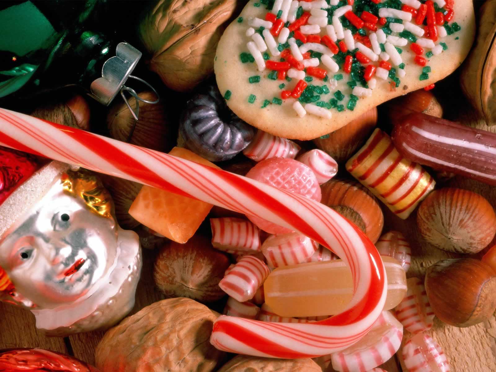 Laden Sie das Feiertage, Weihnachten, Plätzchen, Zuckerstange-Bild kostenlos auf Ihren PC-Desktop herunter