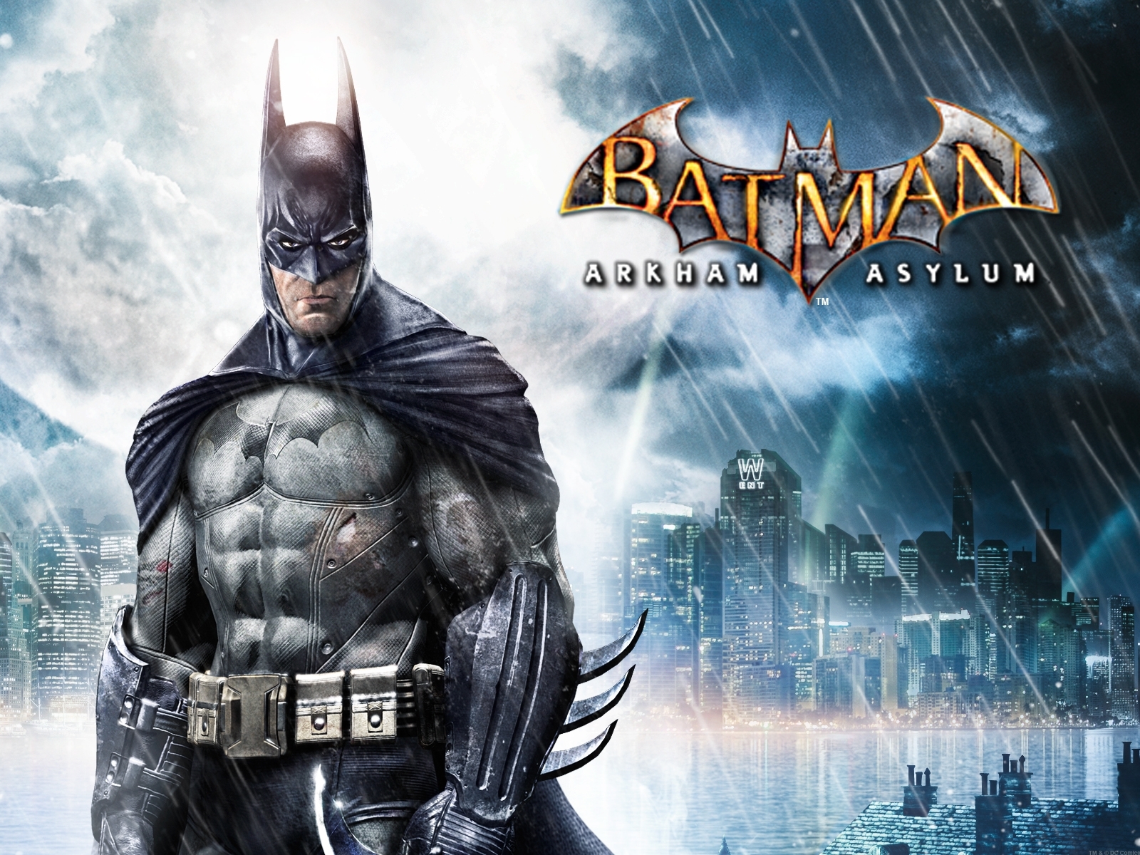 Скачать обои бесплатно Бэтмен (Batman), Рисунки, Игры картинка на рабочий стол ПК