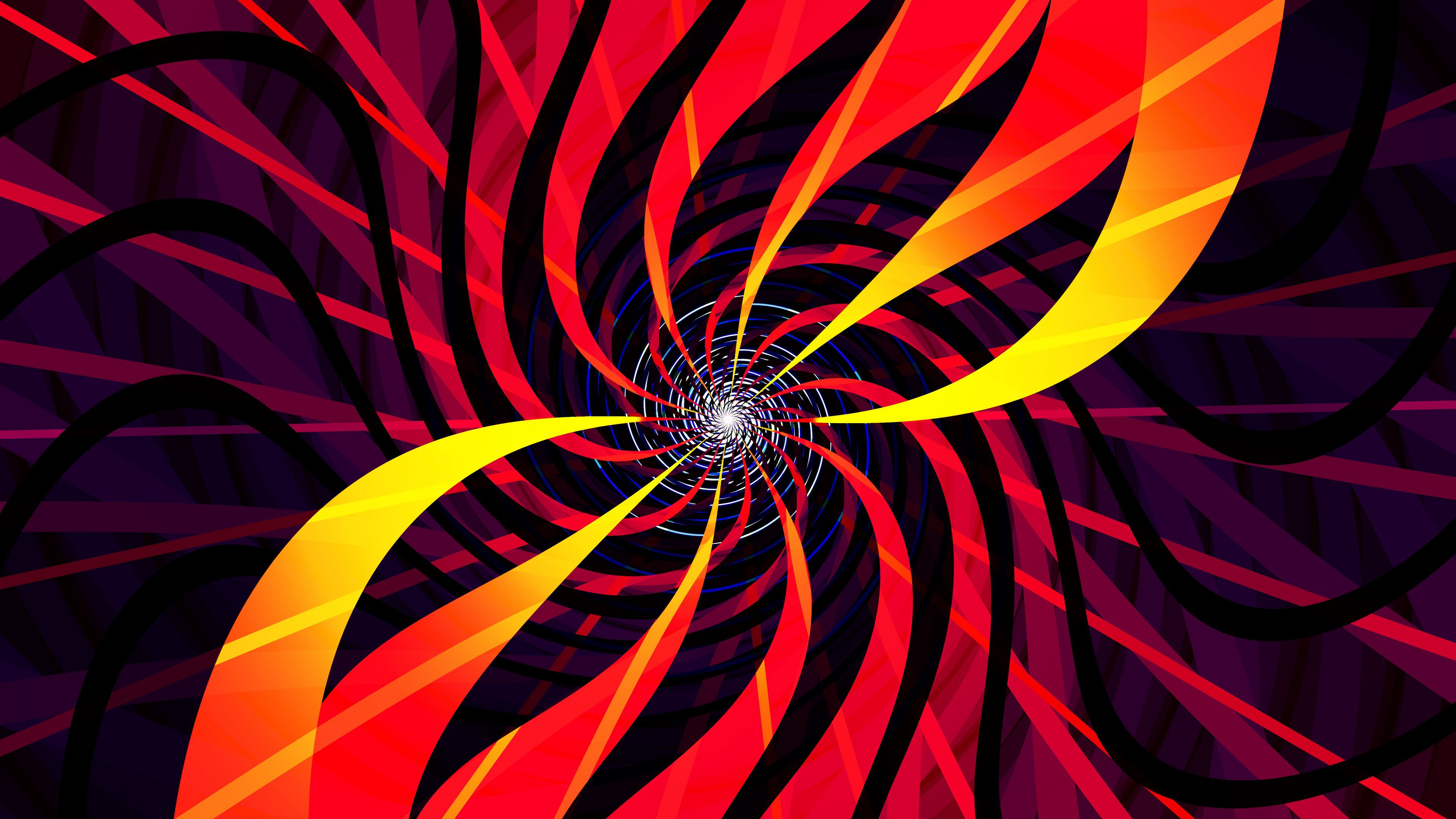 Download mobile wallpaper Abstract, Tunnel, Swirl for free.