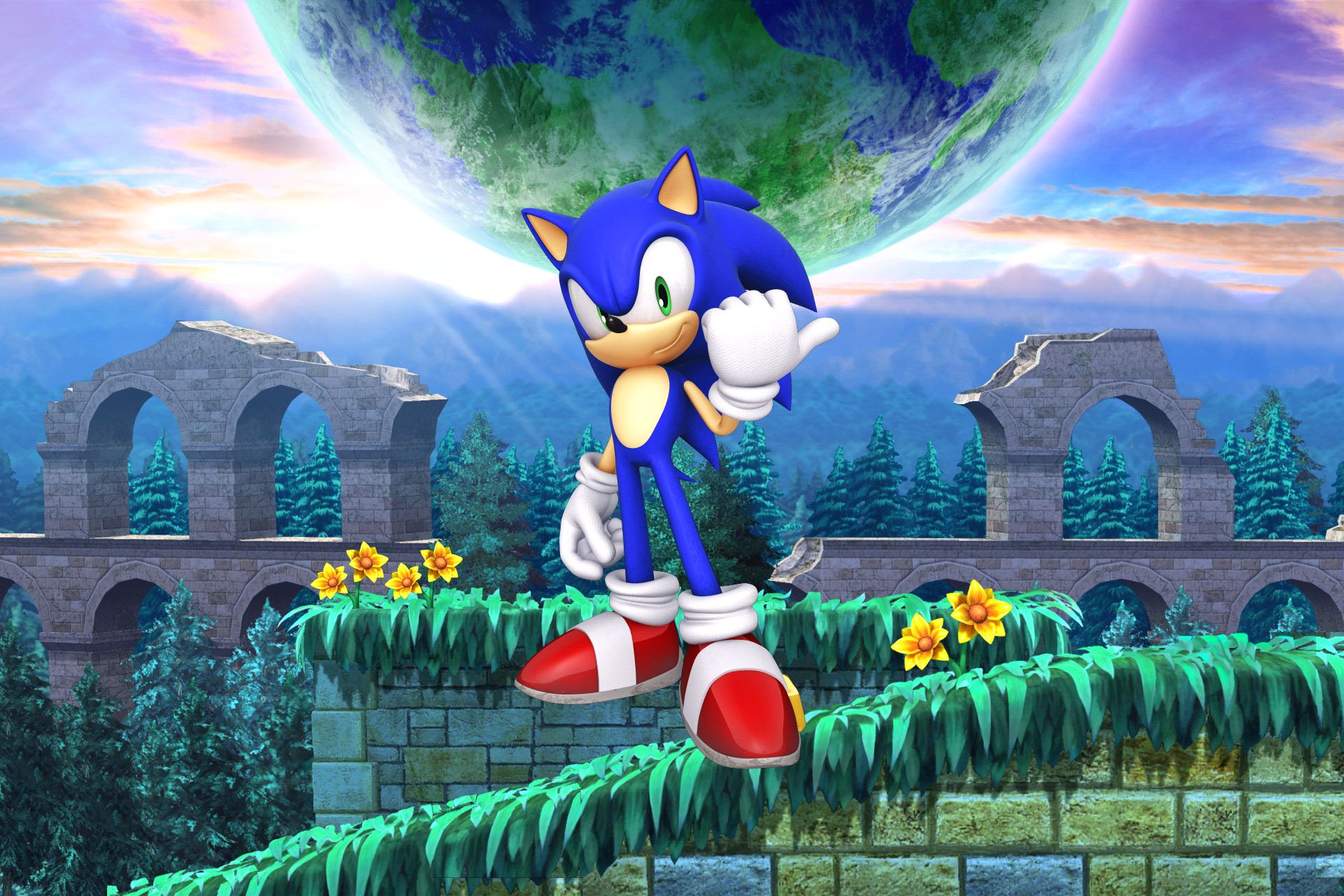 Laden Sie Sonic The Hedgehog 4: Episode Ii HD-Desktop-Hintergründe herunter