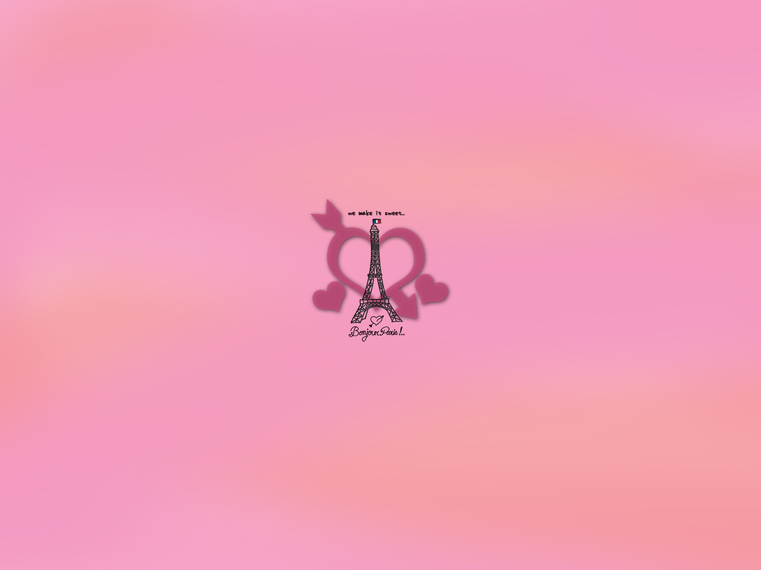 Laden Sie das Ein Herz, Herzen, Rosa, Liebe, Eiffelturm, Frankreich, Paris-Bild kostenlos auf Ihren PC-Desktop herunter