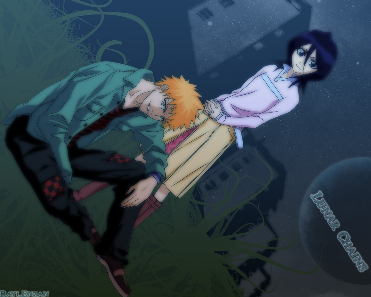 Laden Sie das Bleach, Rukia Kuchiki, Animes, Ichigo Kurosaki-Bild kostenlos auf Ihren PC-Desktop herunter