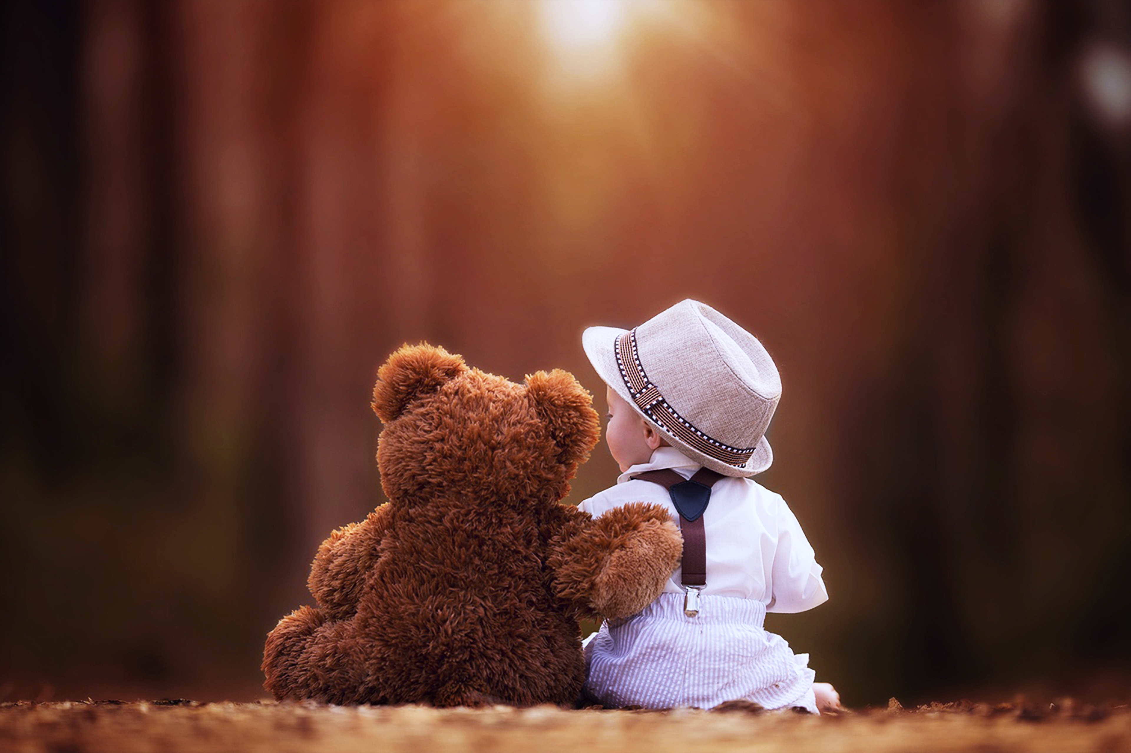 photography, teddy bear, child