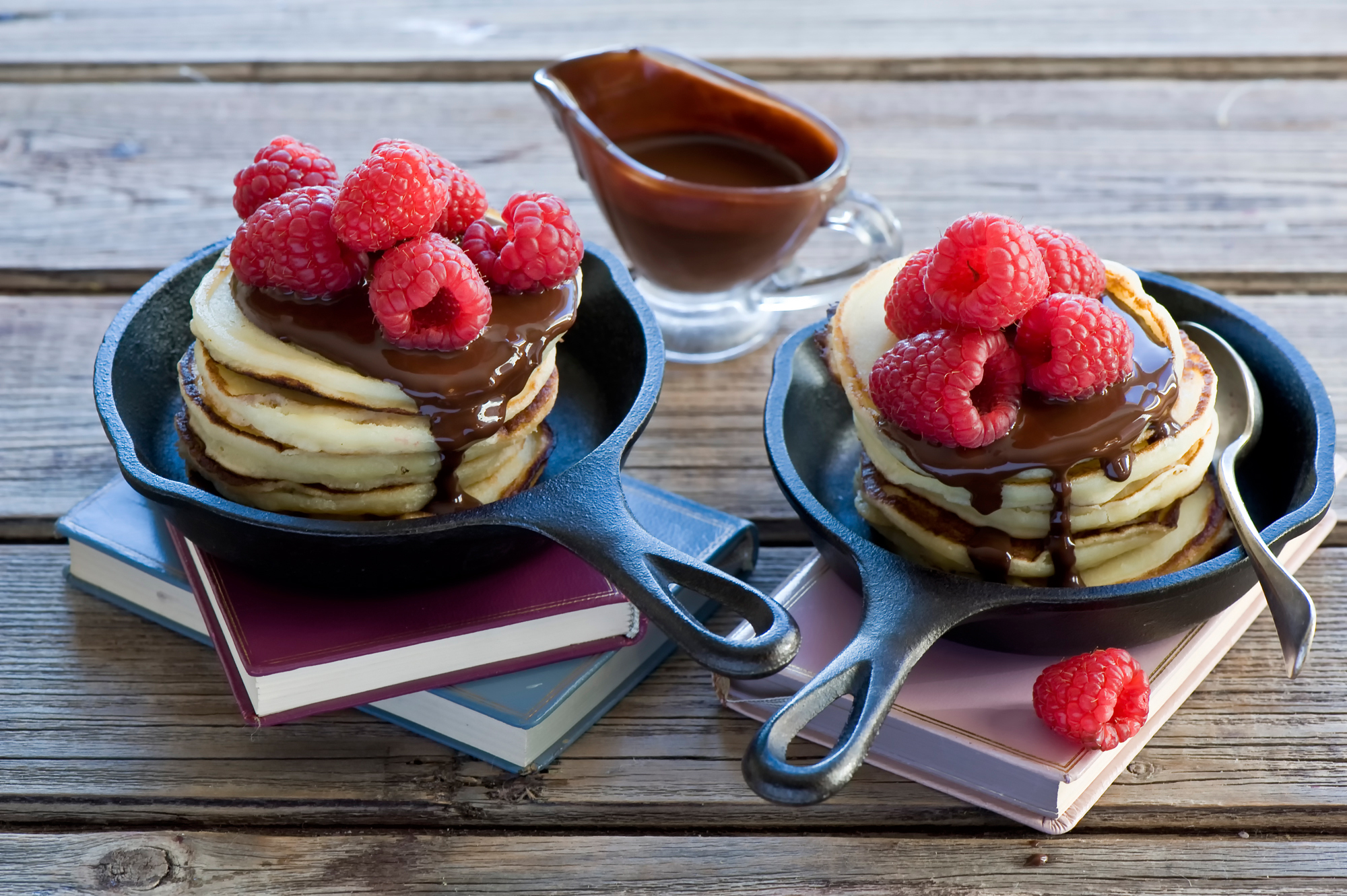 Free download wallpaper Food, Chocolate, Raspberry, Breakfast, Pancake on your PC desktop