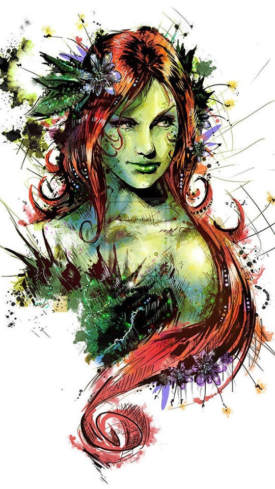 Download mobile wallpaper Comics, Poison Ivy for free.