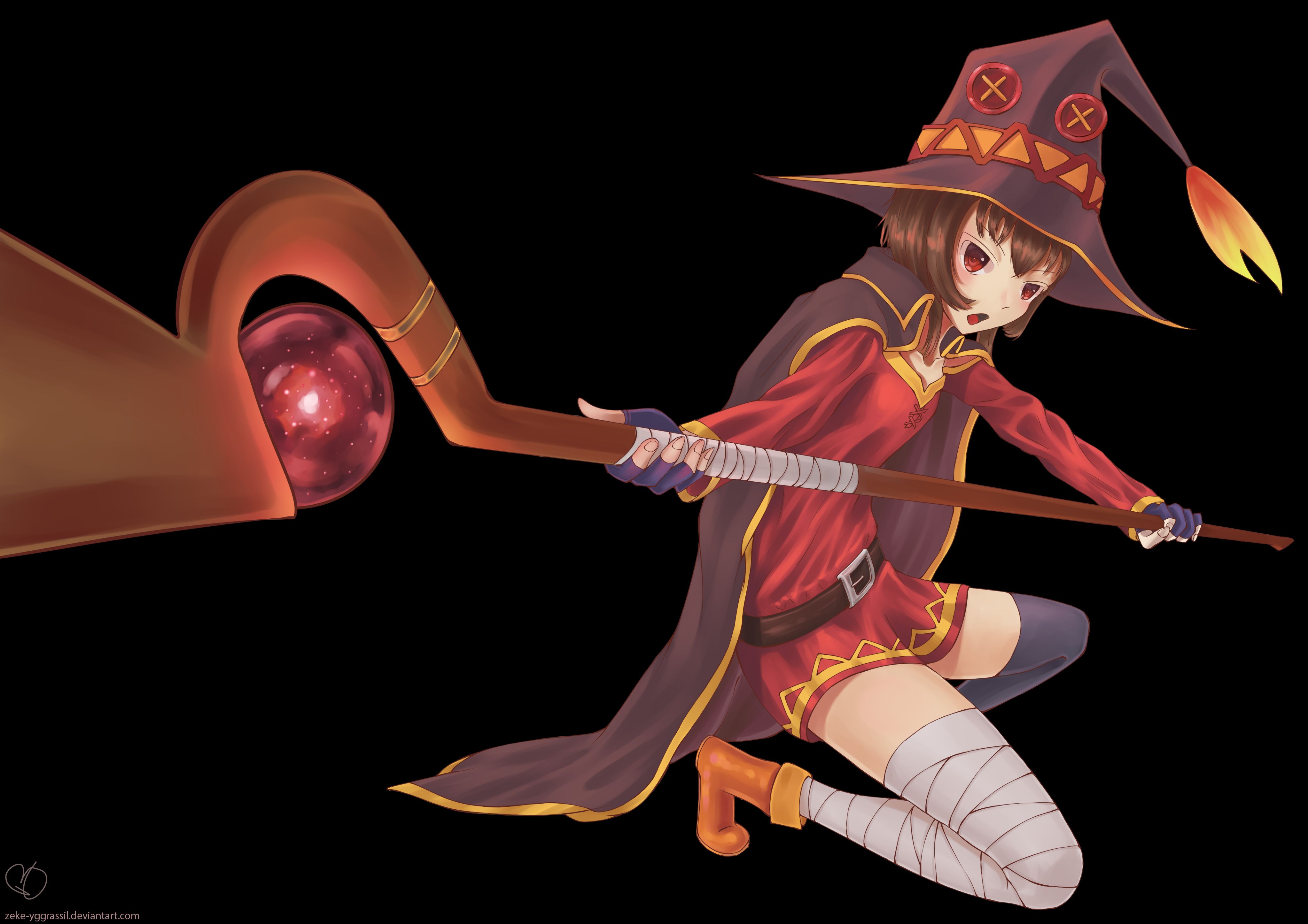 Download mobile wallpaper Anime, Konosuba God’S Blessing On This Wonderful World!!, Megumin (Konosuba) for free.