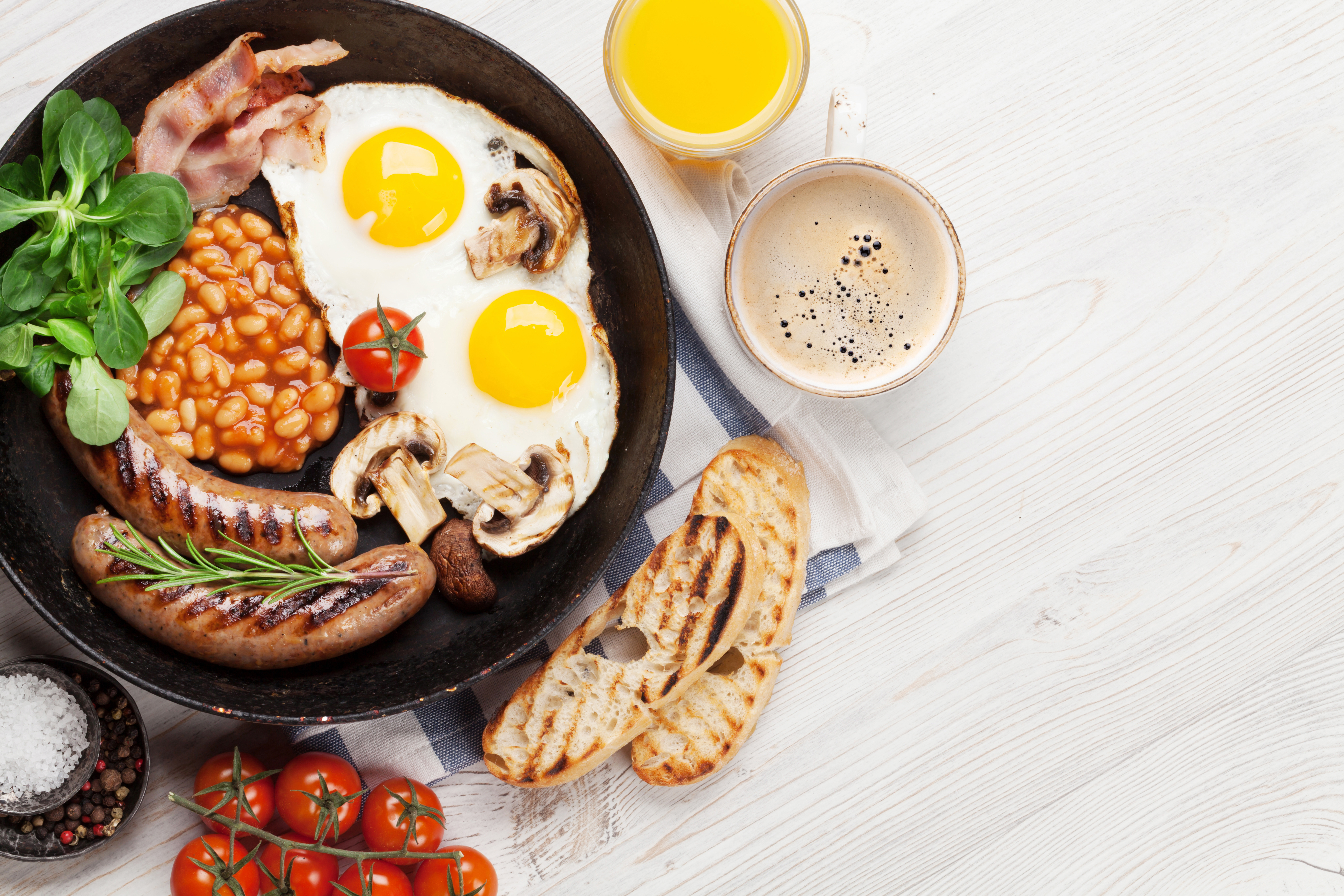 Free download wallpaper Food, Coffee, Still Life, Egg, Bread, Breakfast, Tomato, Vegetable, Sausage on your PC desktop