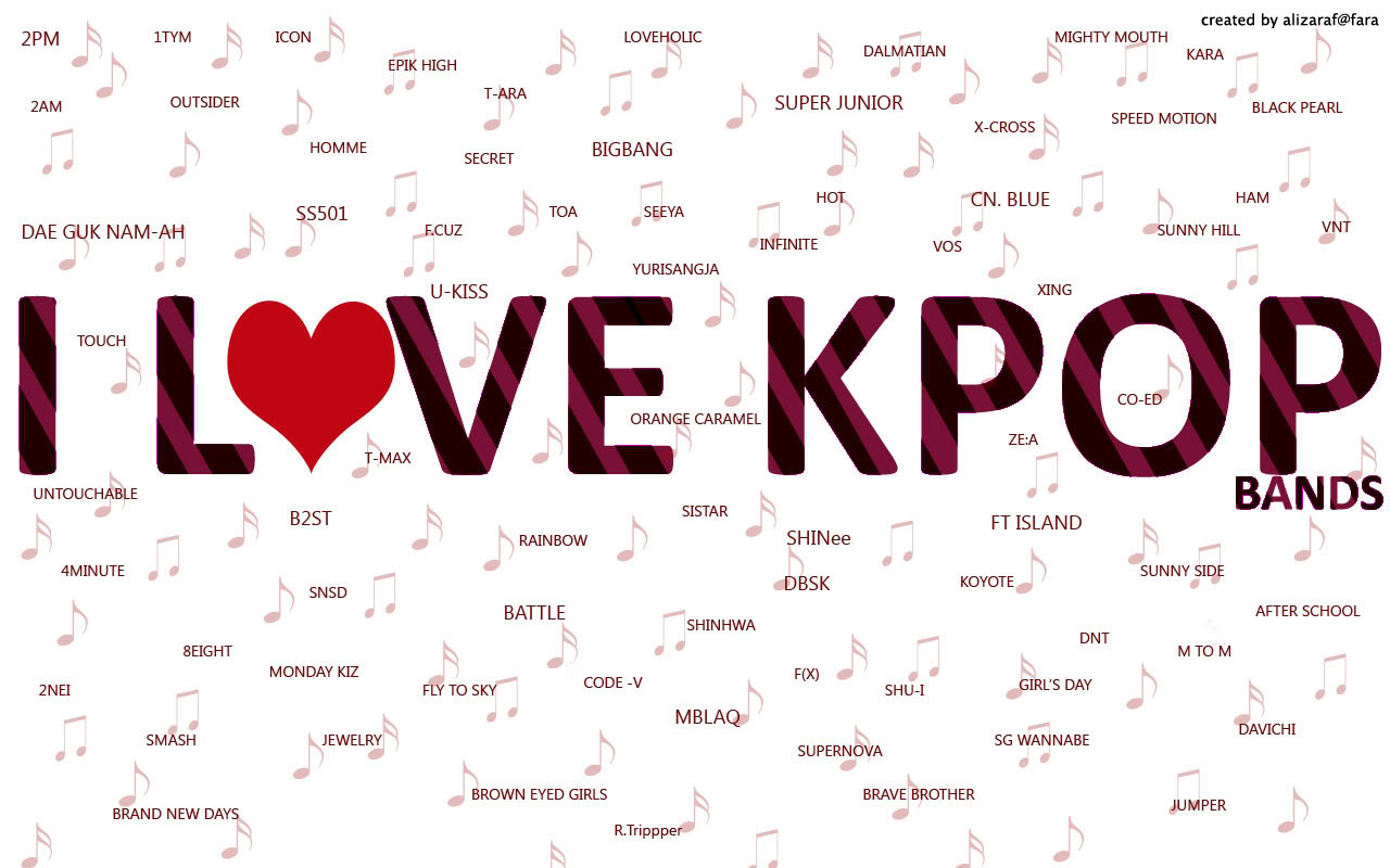 Популярні заставки і фони Kpop на комп'ютер